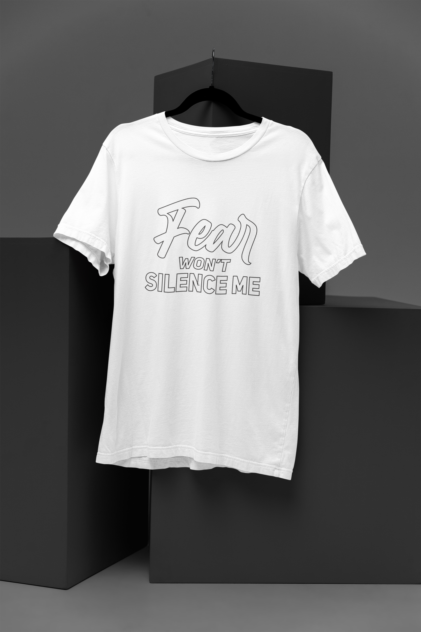 Fear Won't Silence Me Motivational, Inspiration, Empowering, Affirming T-Shirt