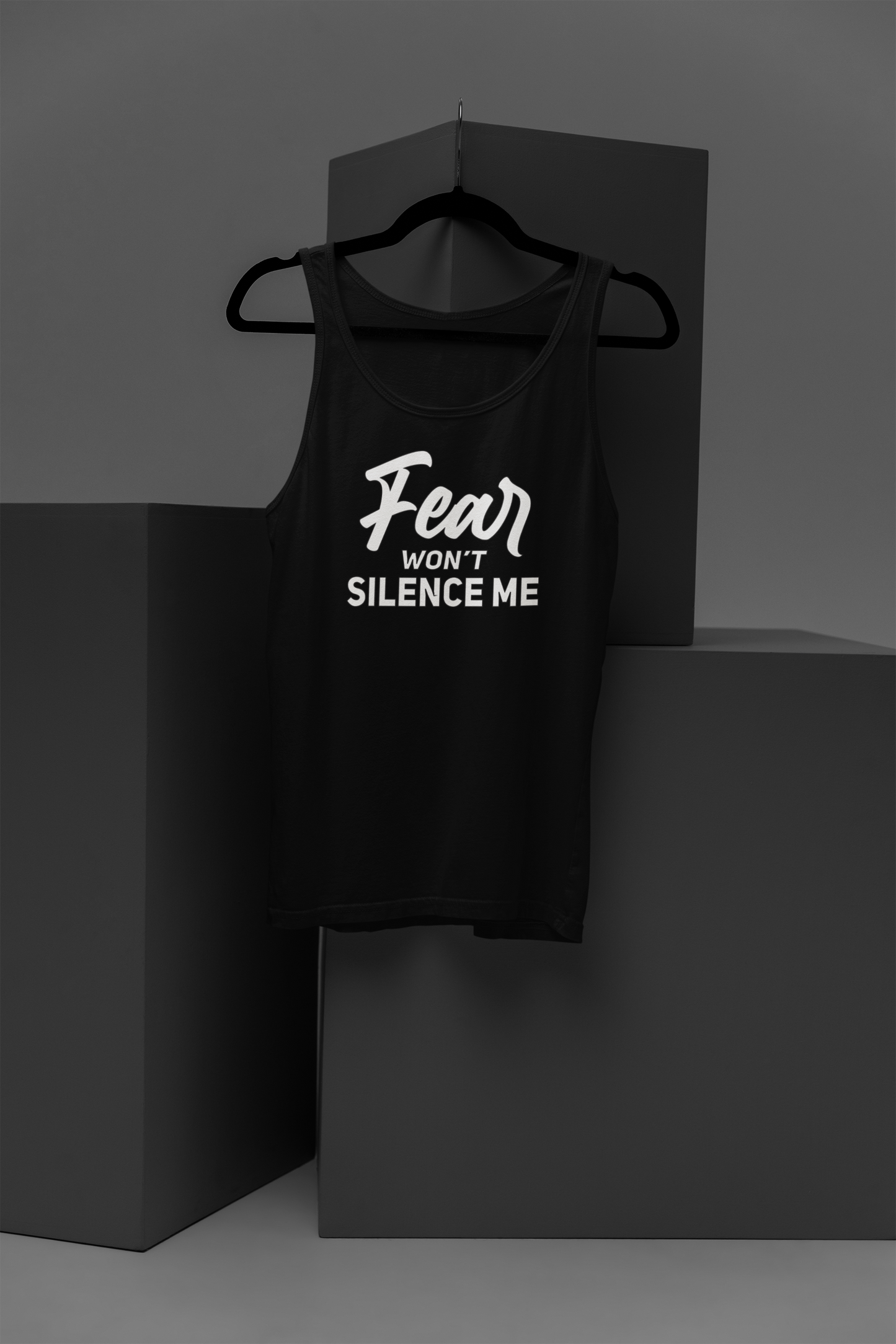 Fear Won't Silence Me Motivational, Inspiration, Empowering, Affirming Tank Top