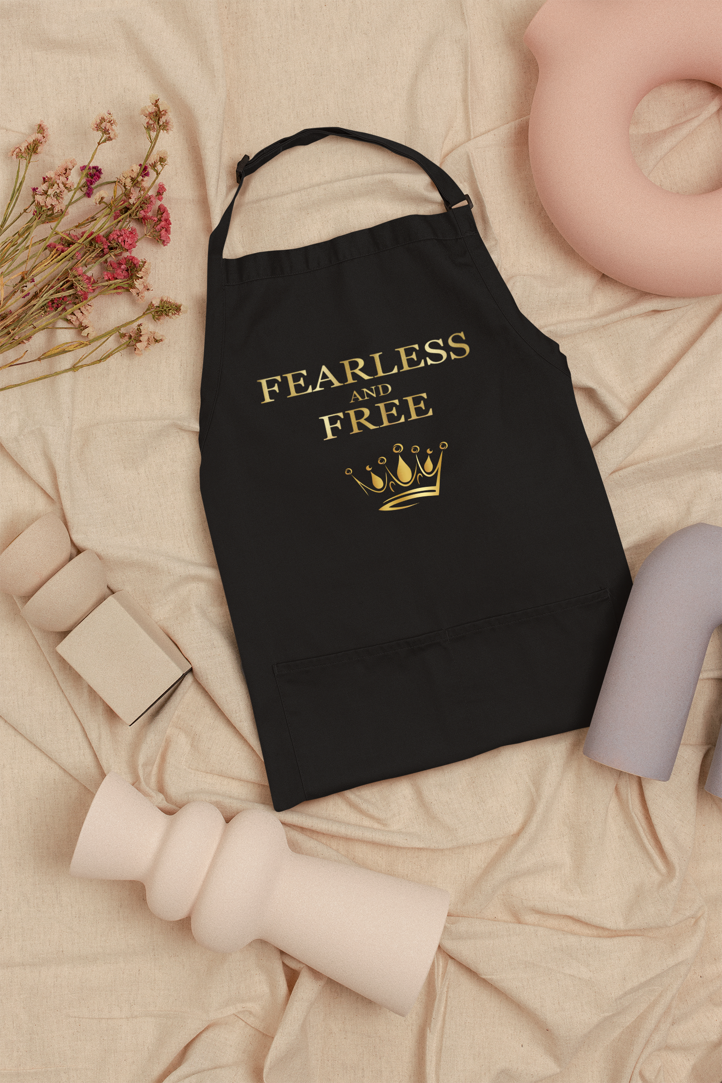 Fearless And Free Inspirational Apron