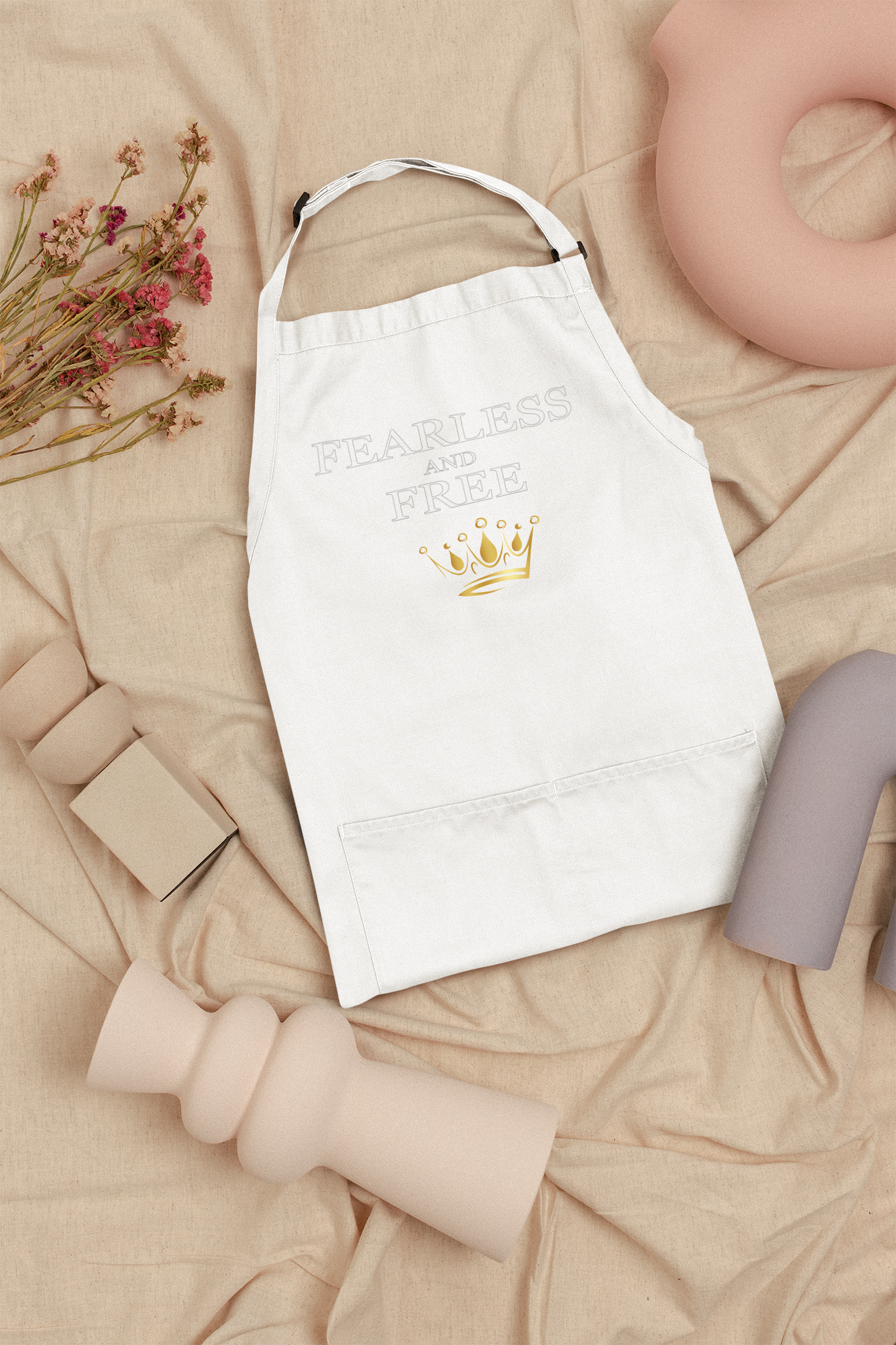 Fearless And Free Inspirational Apron