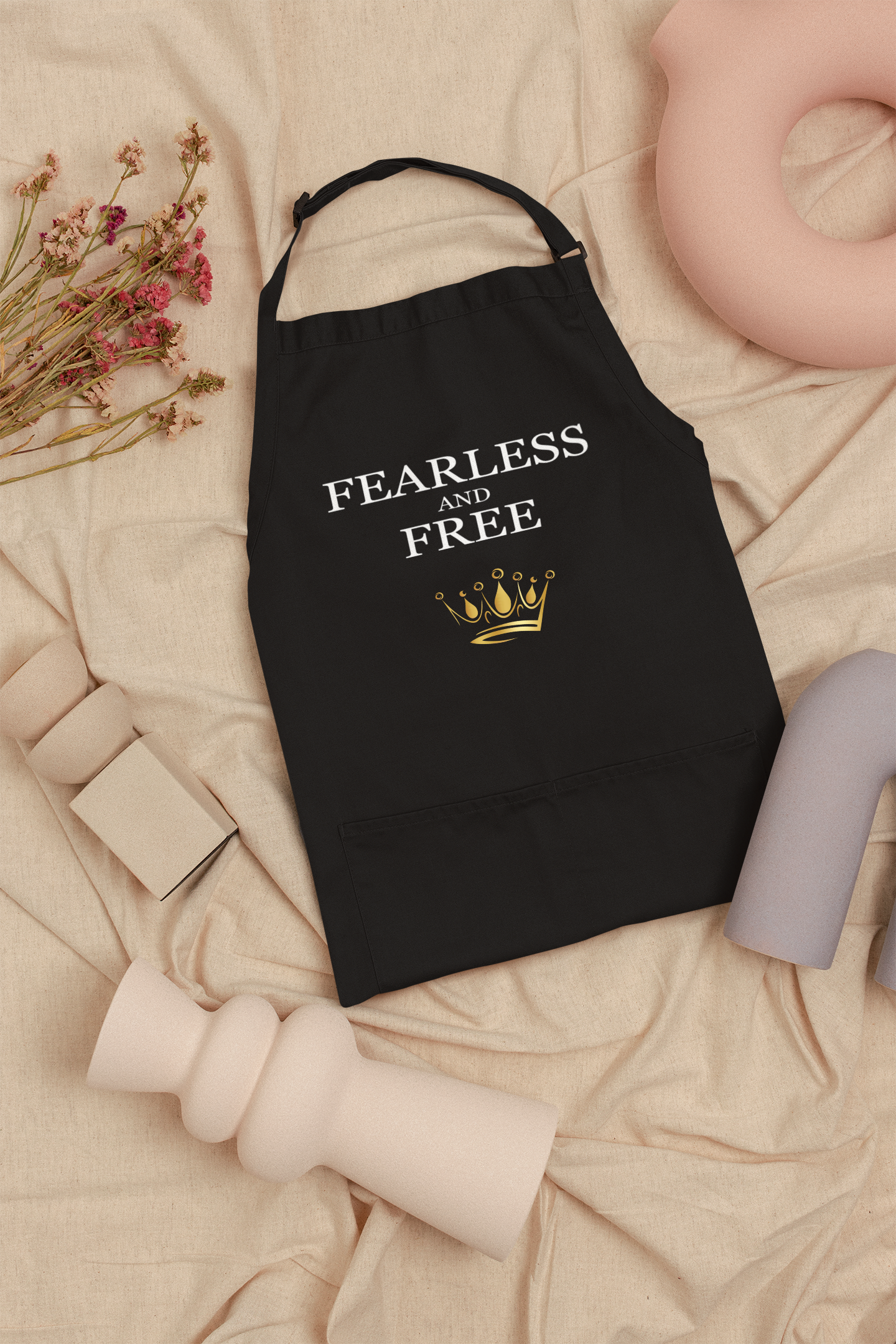 Fearless And Free Inspirational Apron
