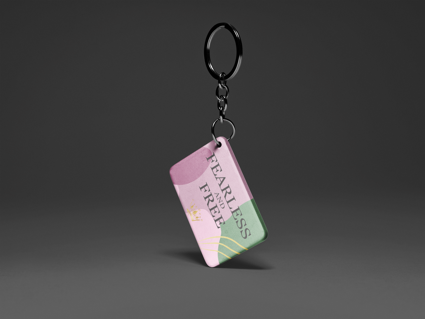 Fearless And Free "Key To Positivity" Keychain