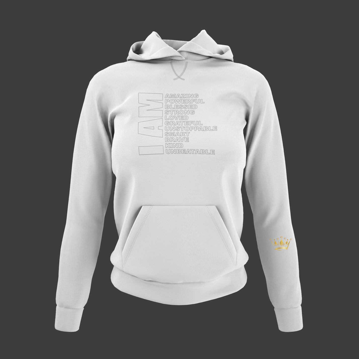 I AM Motivational, Inspiration, Empowering, Affirming Hoodie