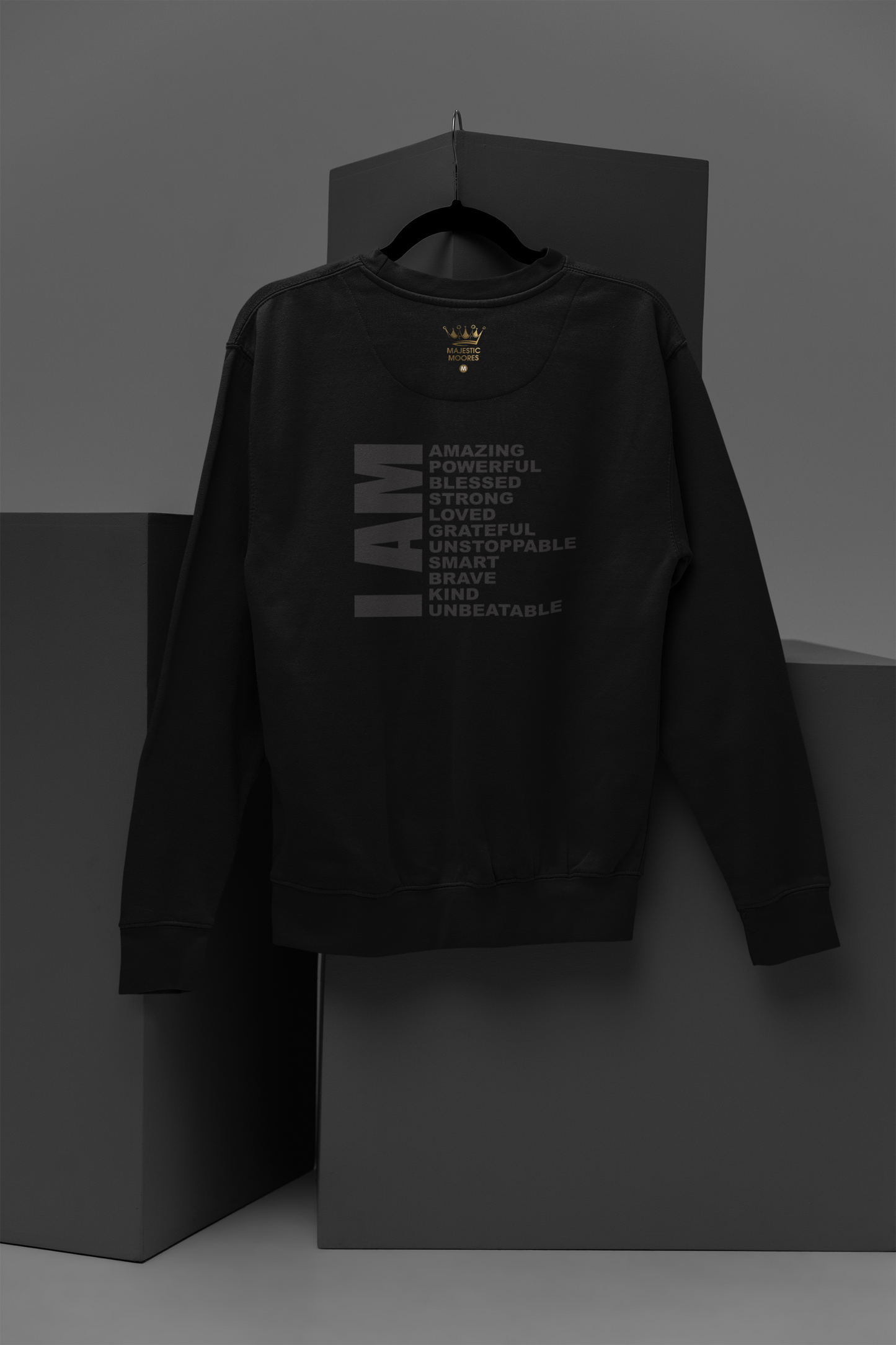 I AM Motivational, Inspiration, Empowering, Affirming Crew Neck