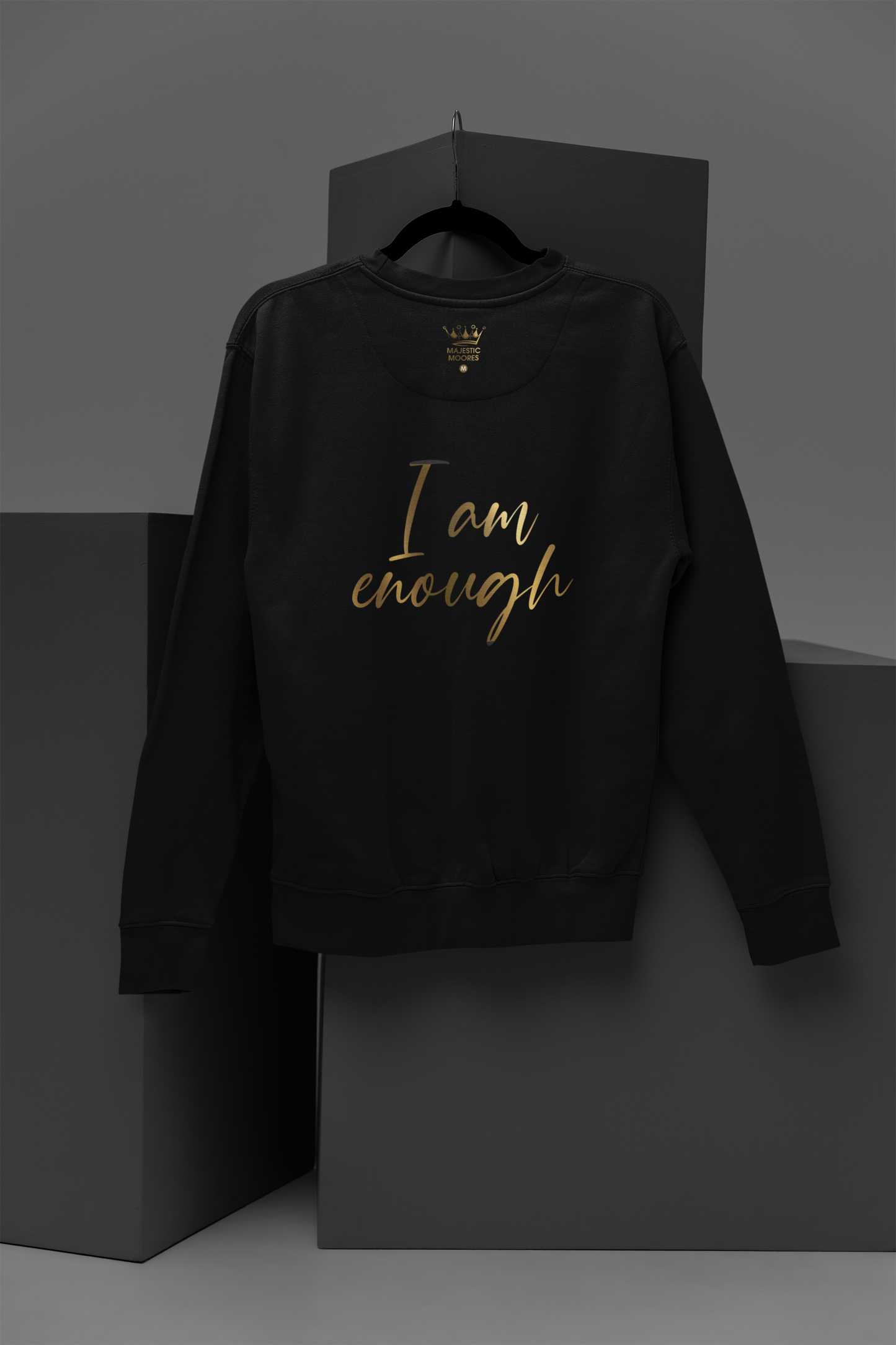 I Am Enough Motivational, Inspiration, Empowering, Affirming Crew Neck