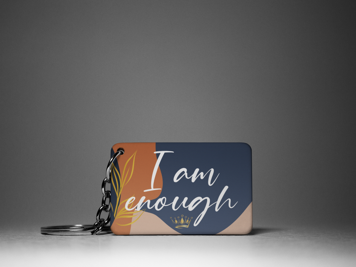 I Am Enough "Key To Positivity" Keychain