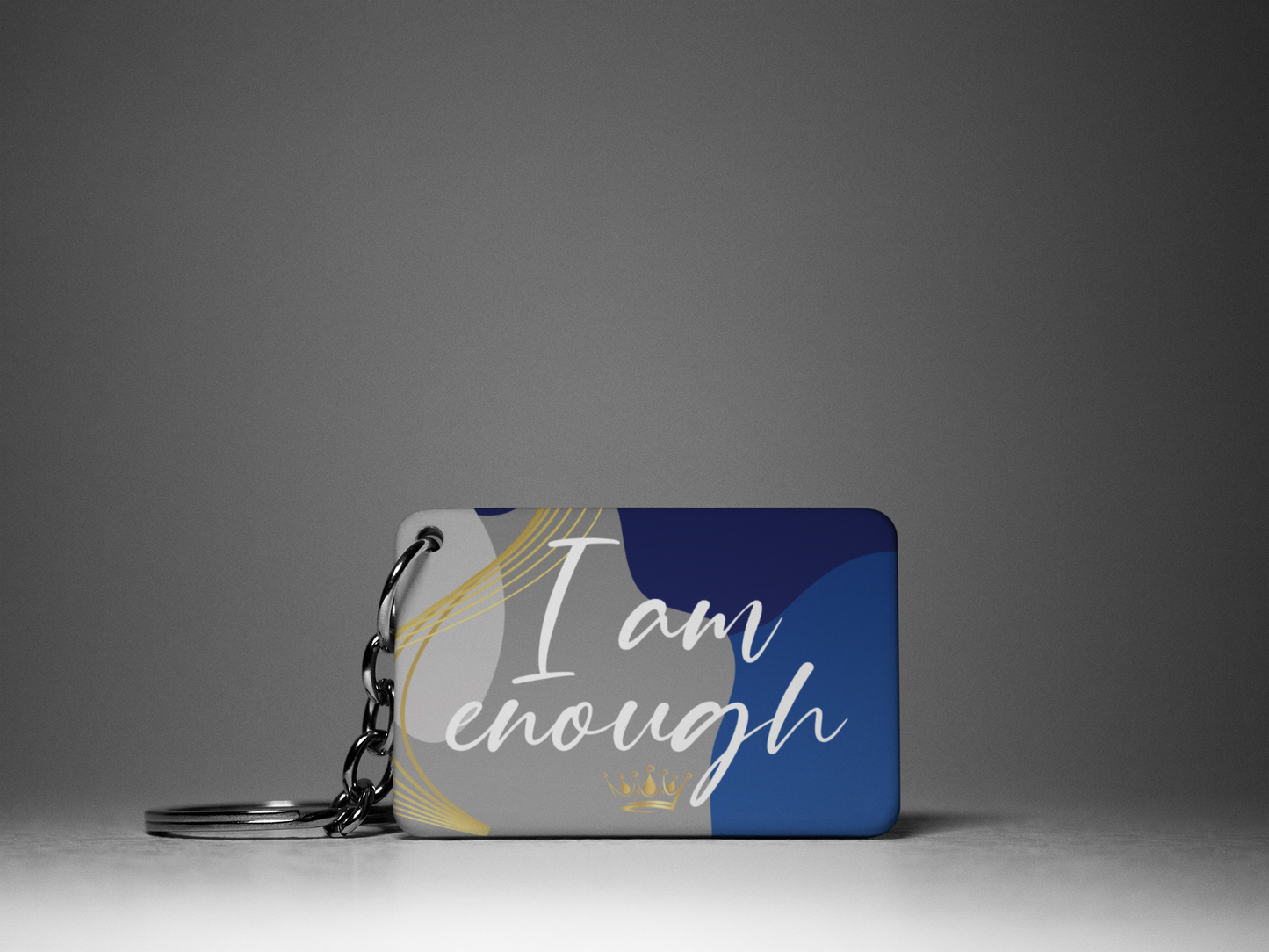 I Am Enough "Key To Positivity" Keychain