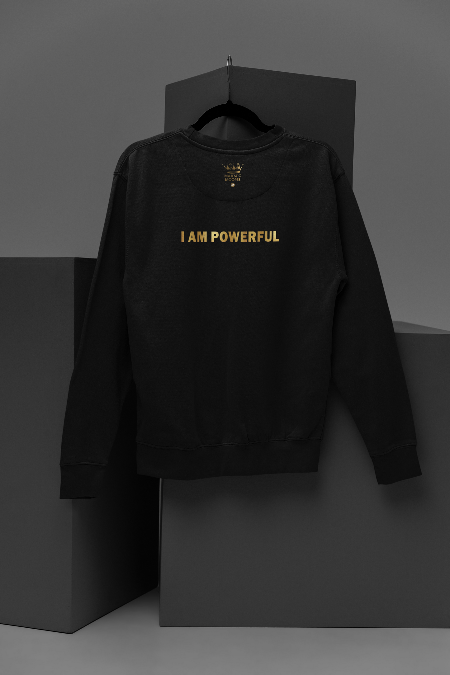 I Am Powerful Motivational, Inspiration, Empowering, Affirming Crew Neck