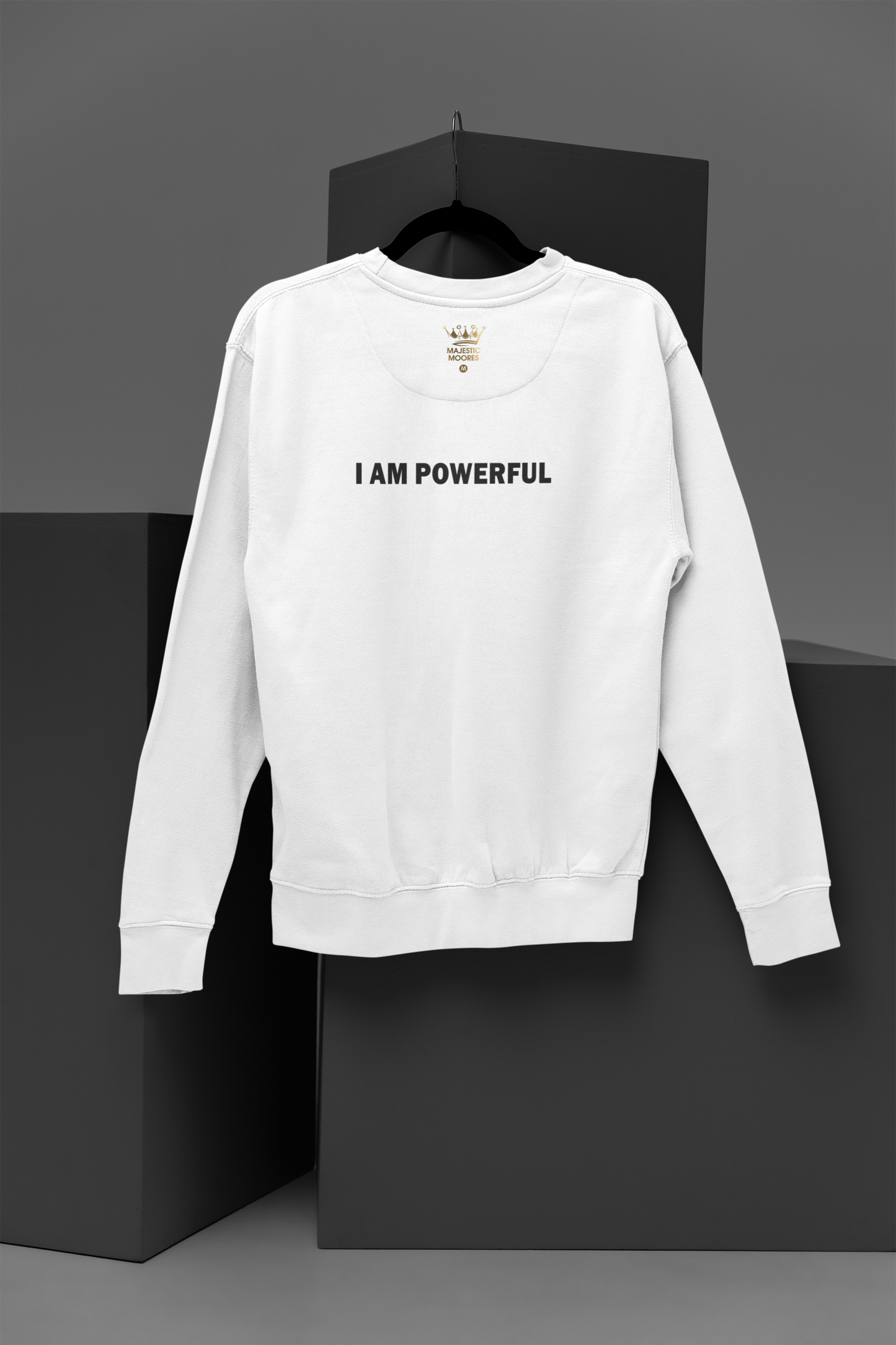 I Am Powerful Motivational, Inspiration, Empowering, Affirming Crew Neck