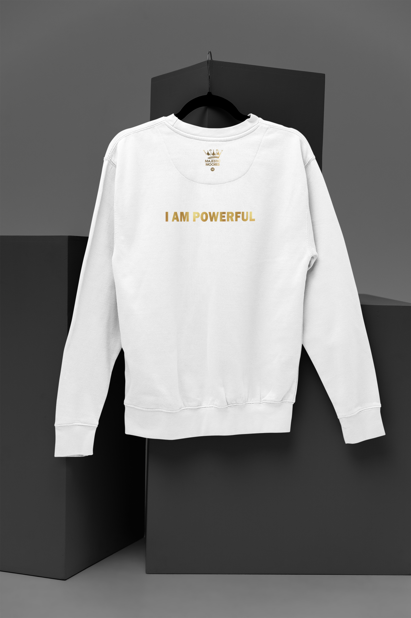 I Am Powerful Motivational, Inspiration, Empowering, Affirming Crew Neck