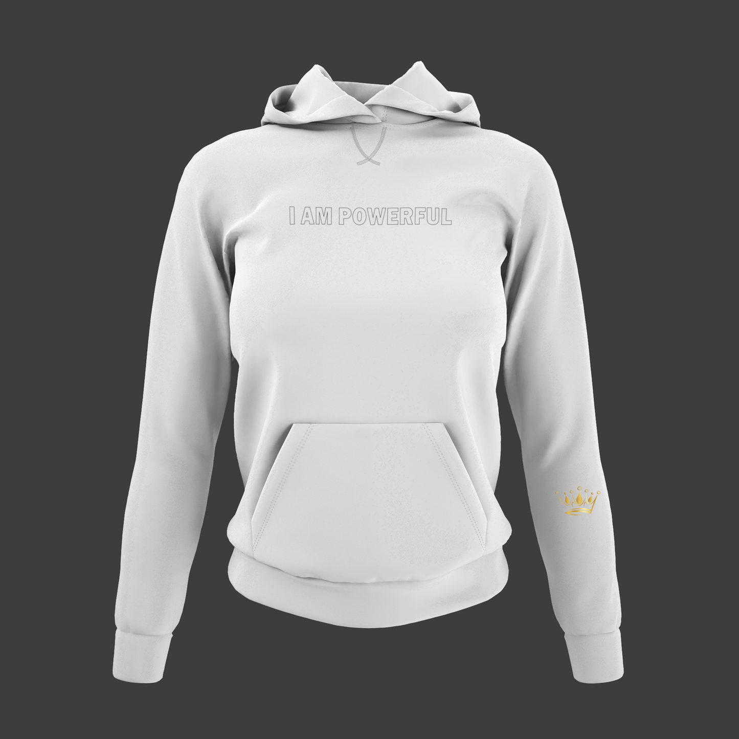 I Am Powerful Motivational, Inspiration, Empowering, Affirming Hoodie