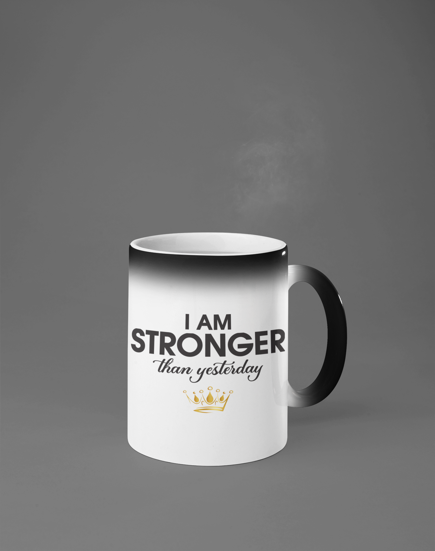 I Am Stronger Than Yesterday Motivator Mug