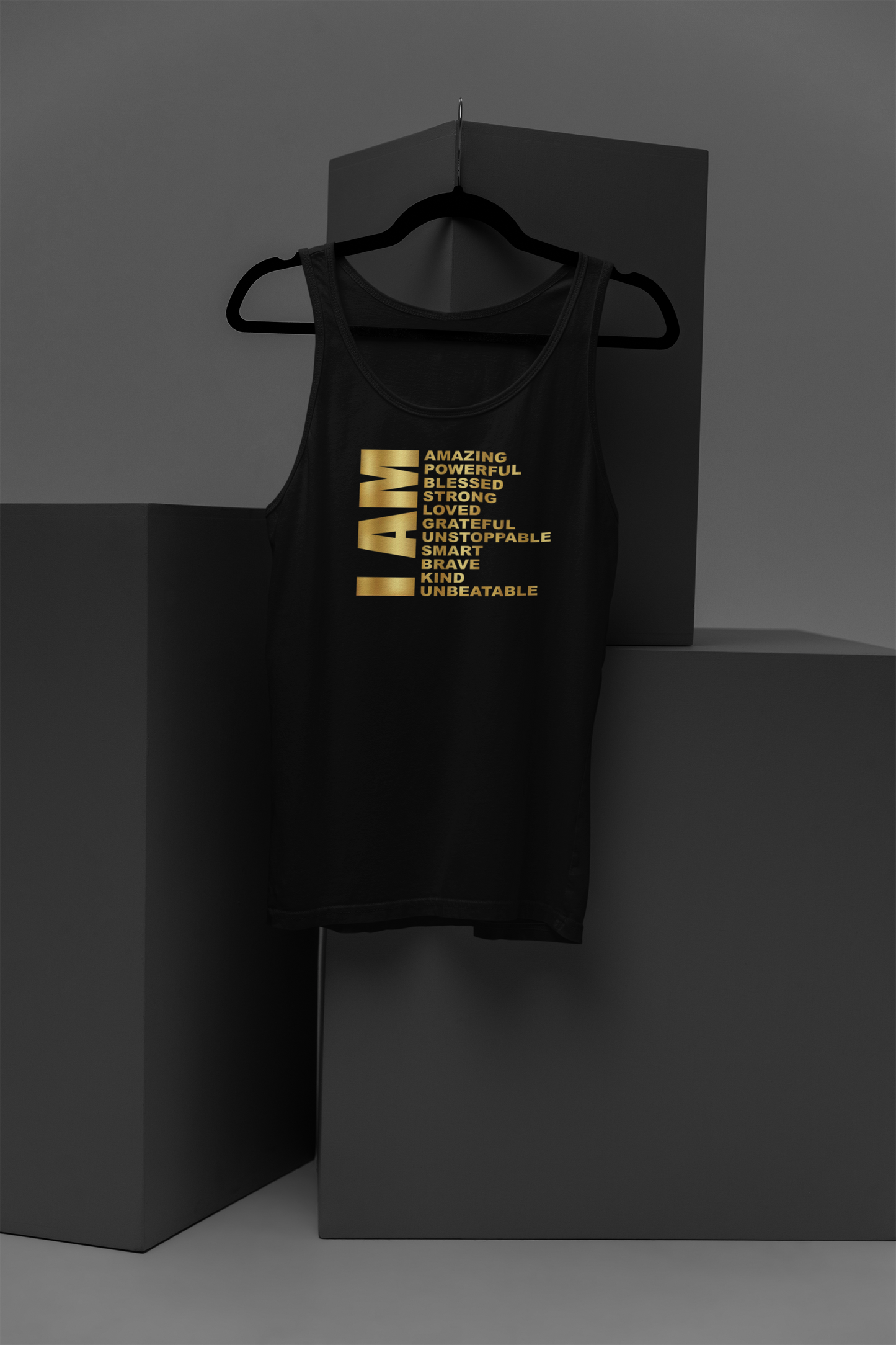 I AM Motivational, Inspiration, Empowering, Affirming Tank Top