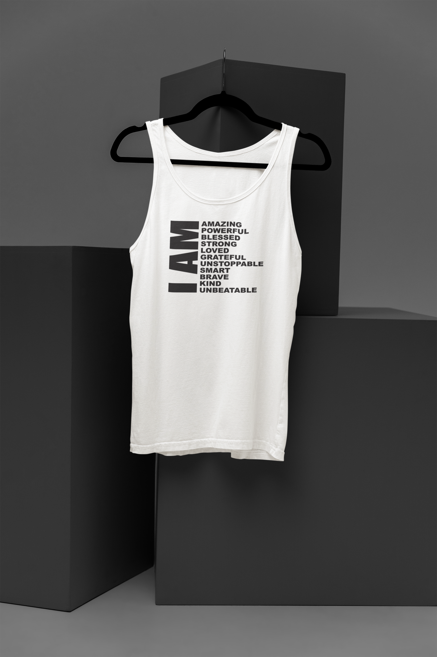 I AM Motivational, Inspiration, Empowering, Affirming Tank Top