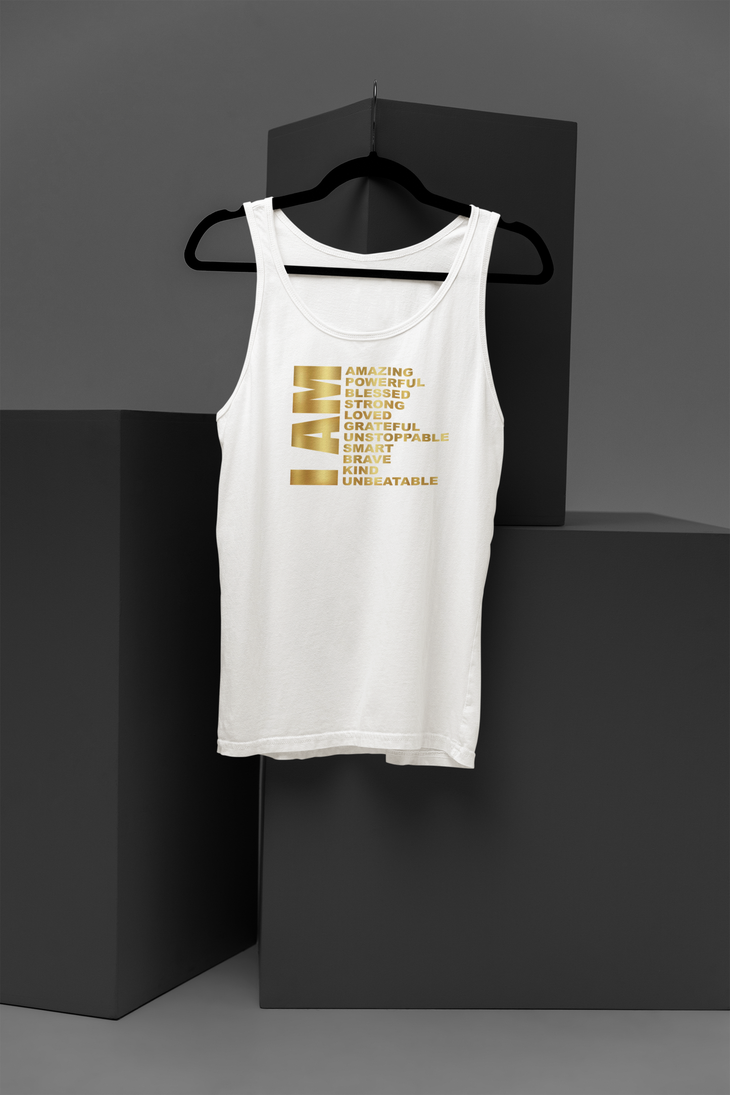 I AM Motivational, Inspiration, Empowering, Affirming Tank Top