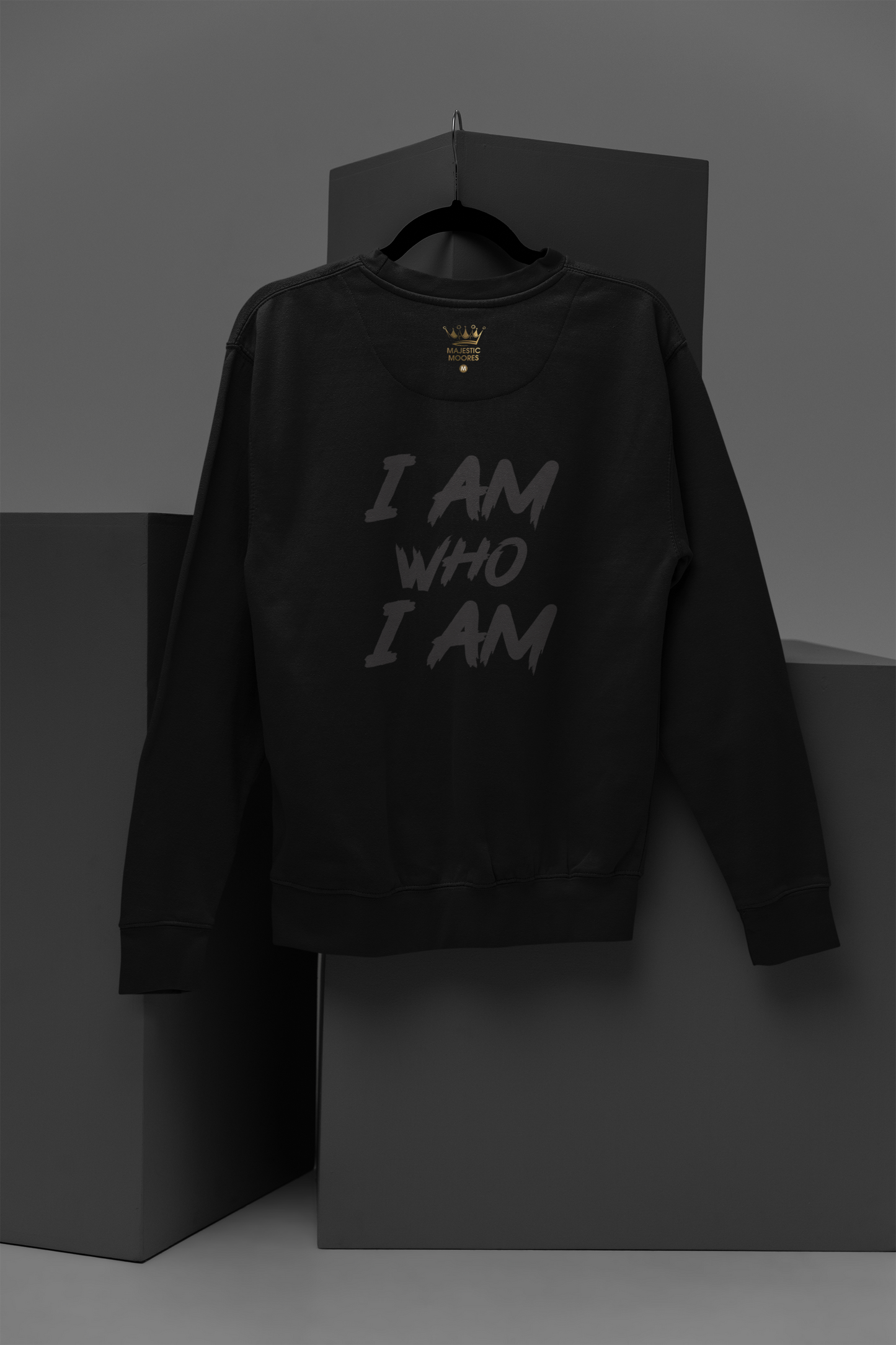 I Am Who I Am Motivational, Inspiration, Empowering, Affirming Crew Neck