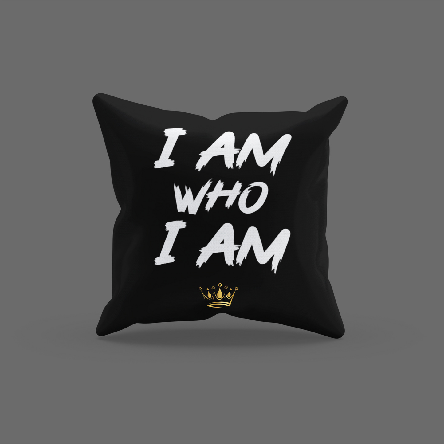 I Am Who I Am Encouragement Cushion