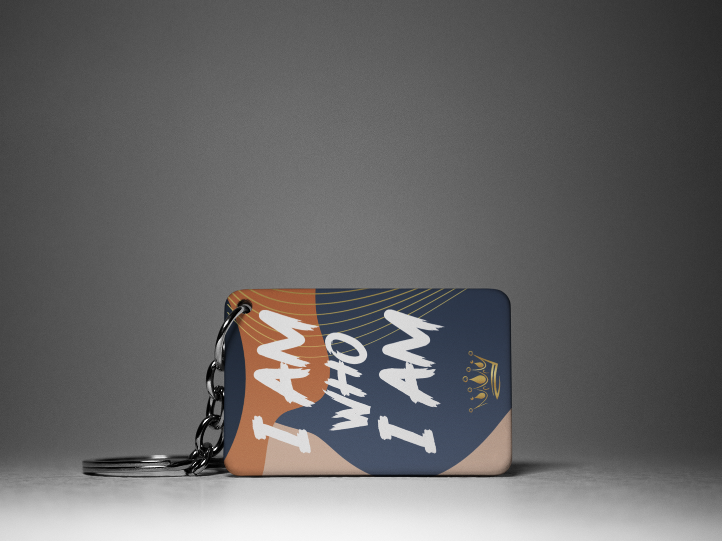 I Am Who I Am "Key To Positivity" Keychain