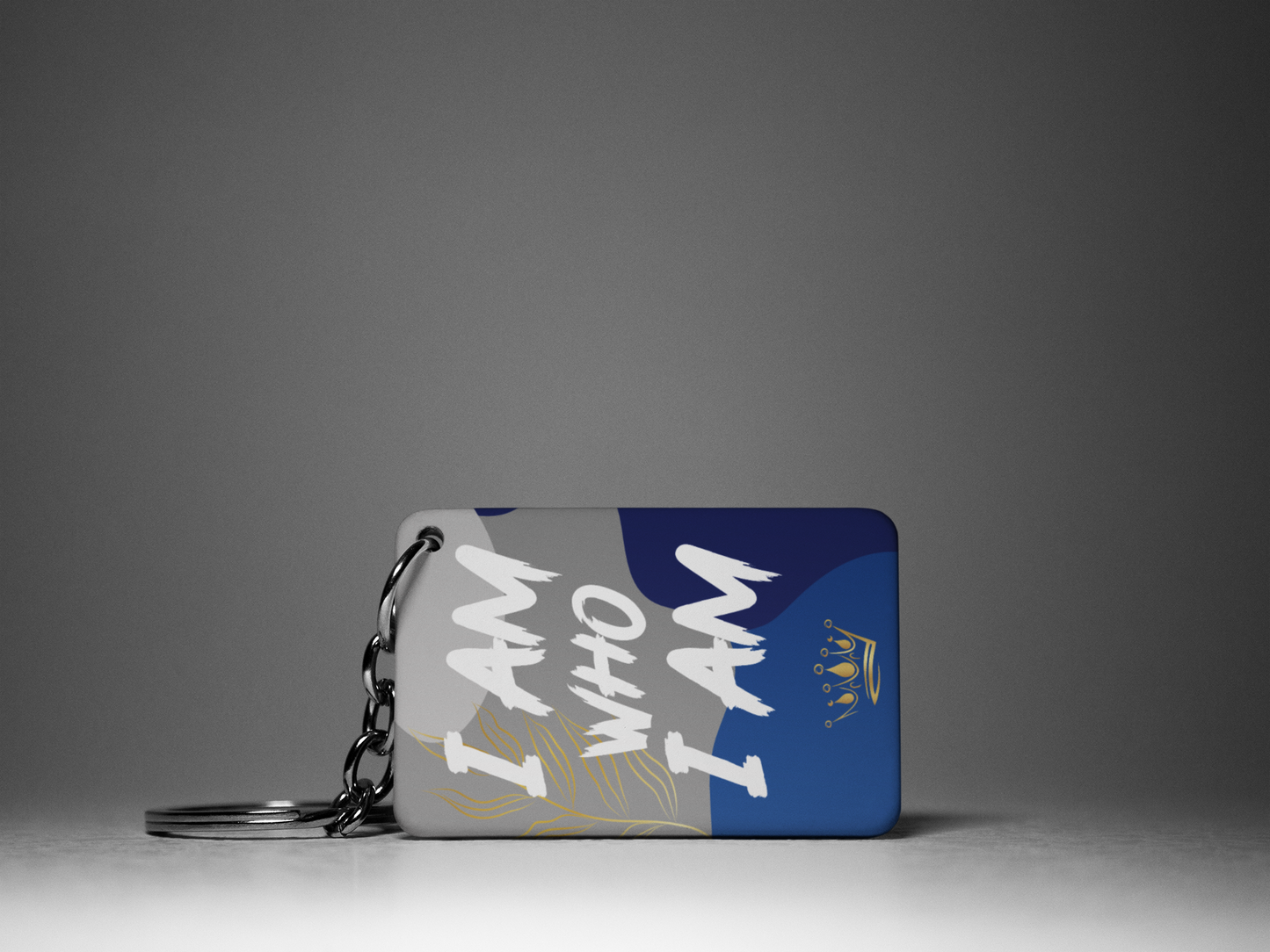 I Am Who I Am "Key To Positivity" Keychain