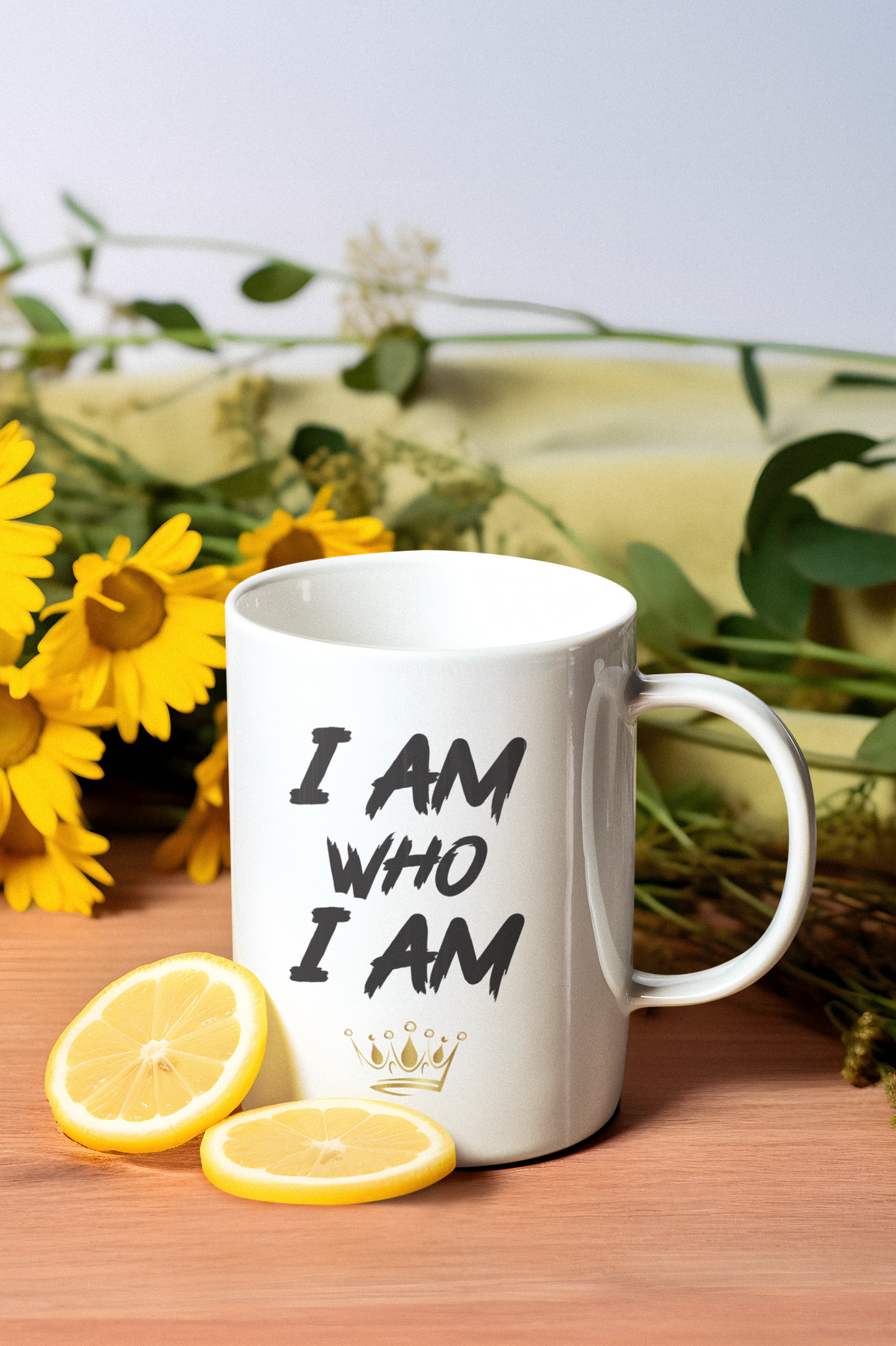 I Am Who I Am Motivator Mug