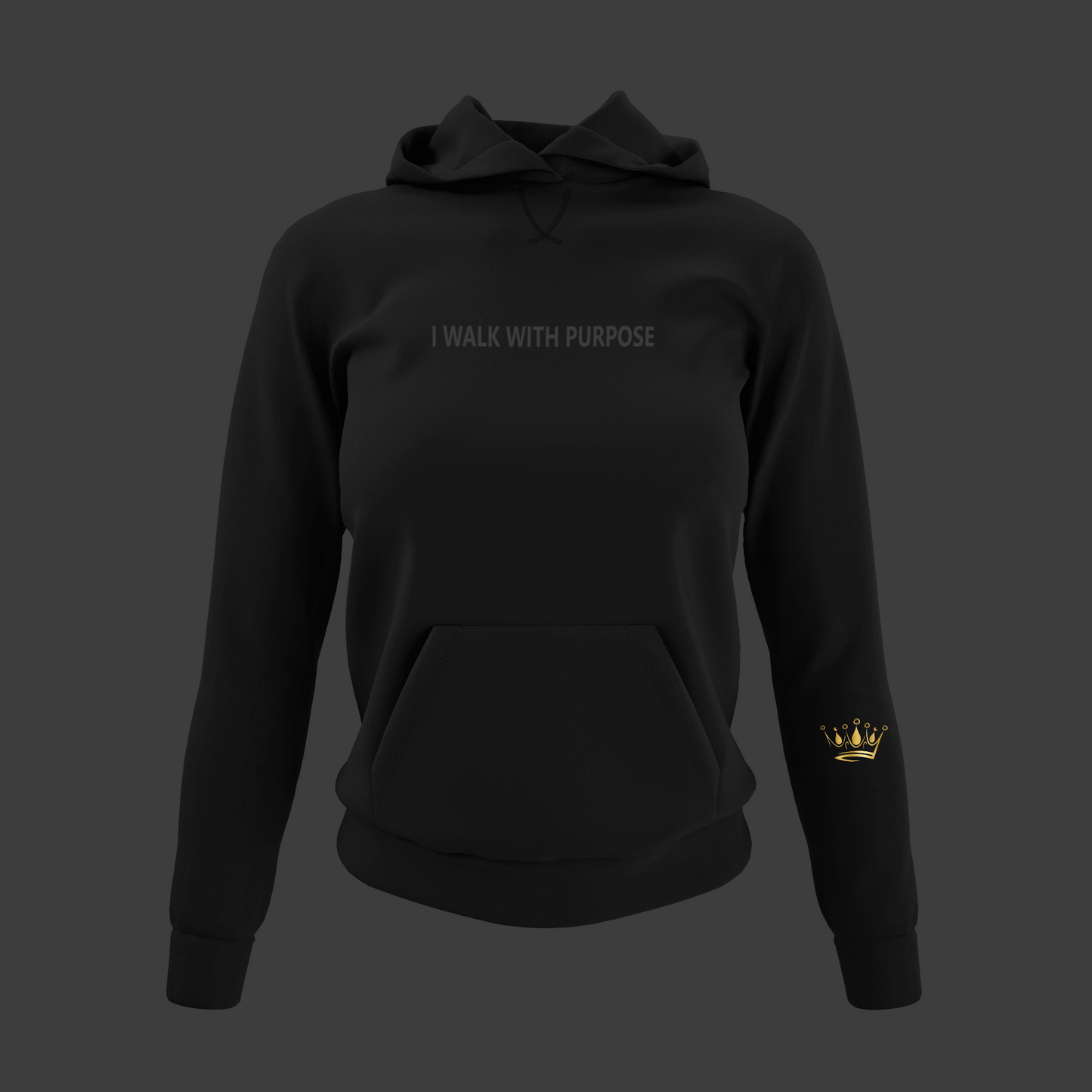 I Walk With Purpose Motivational, Inspiration, Empowering, Affirming Hoodie