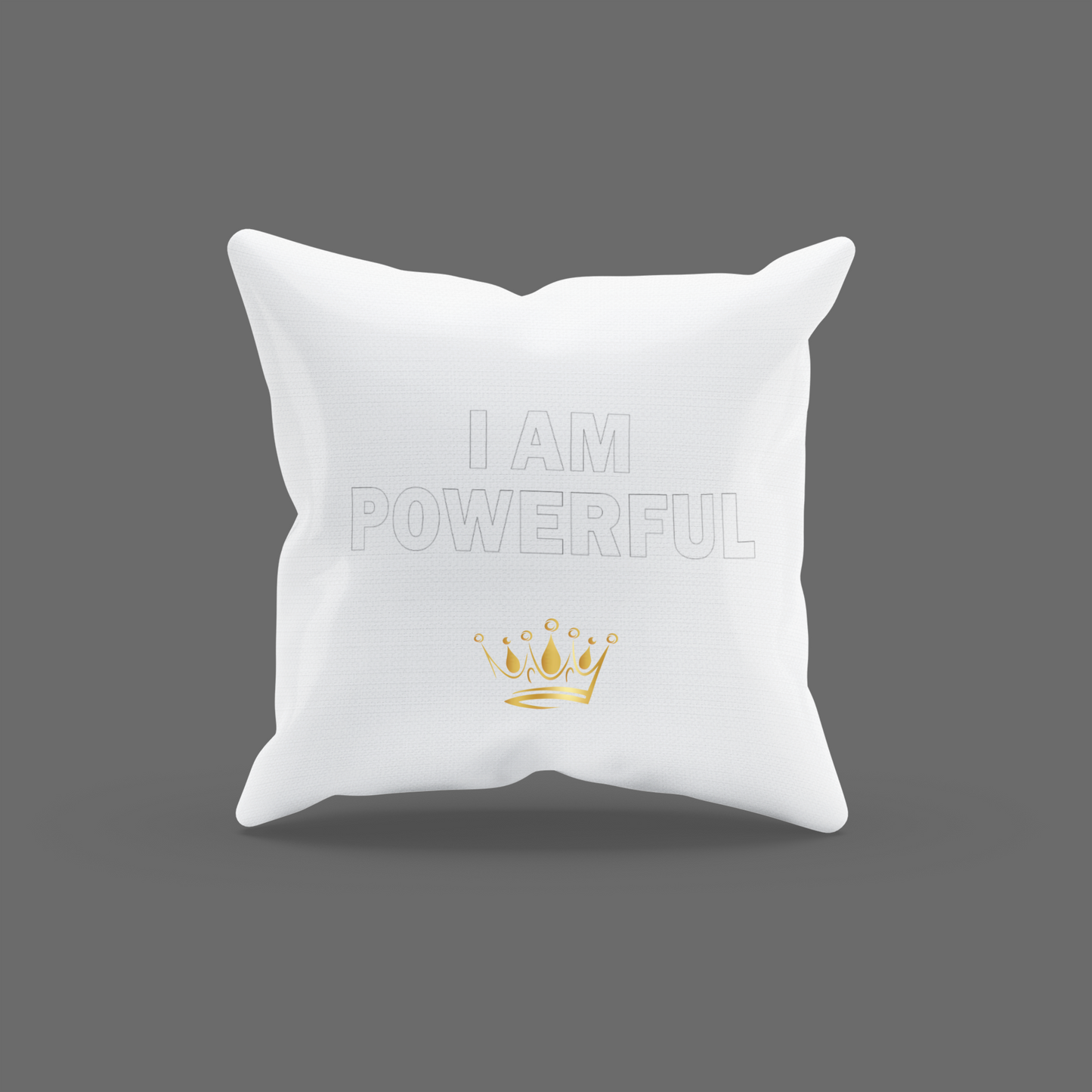 I Am Powerful Encouragement Cushion
