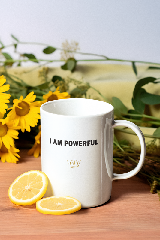 I Am Powerful Motivator Mug