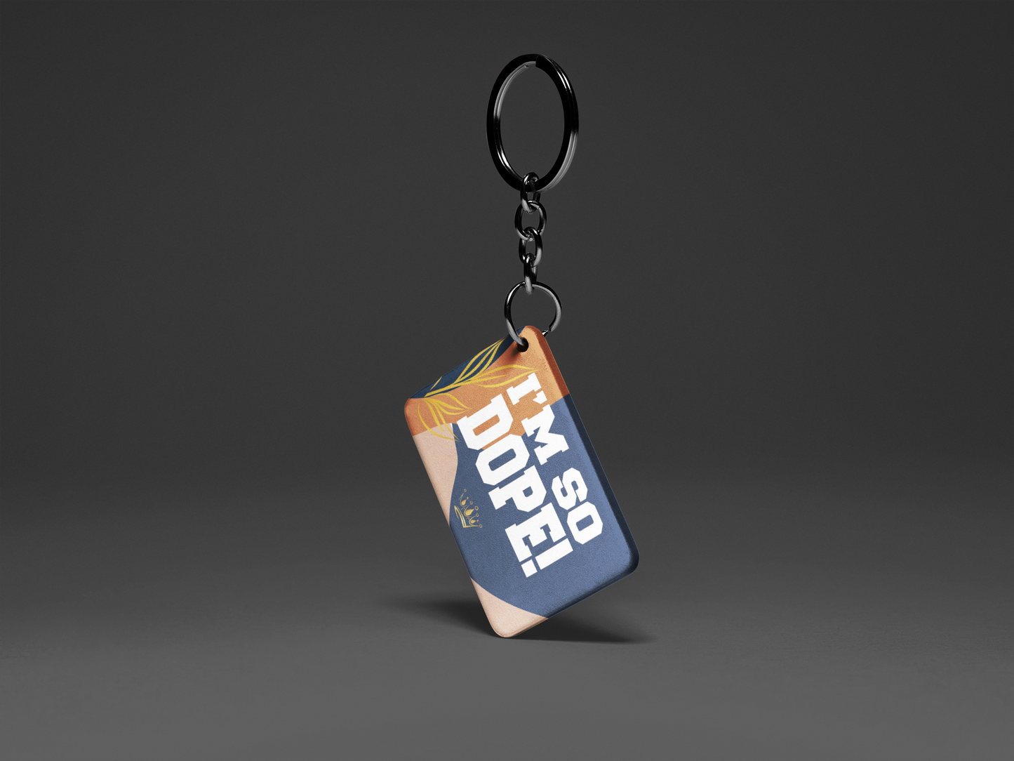 I'm So Dope "Key To Positivity" Keychain