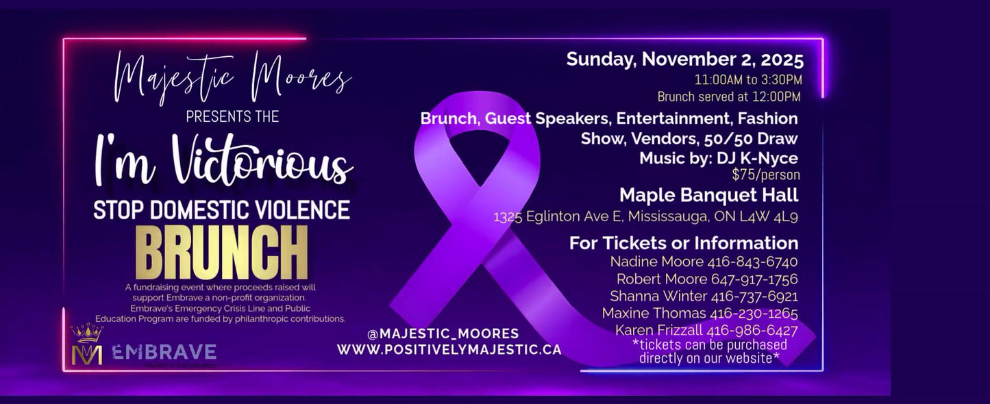 I'm Victorious Stop Domestic Violence Brunch