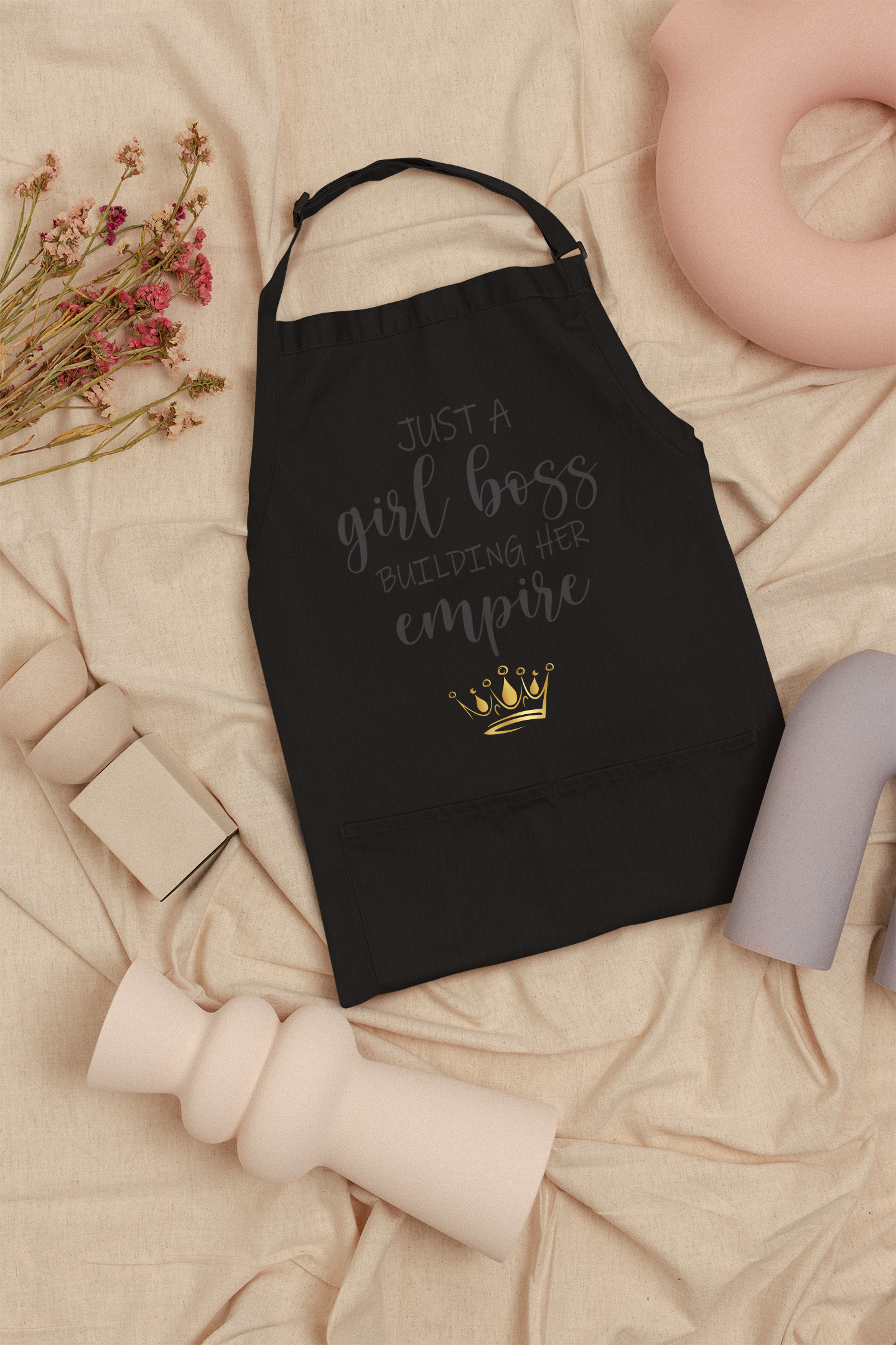 Just A Girl Boss Inspirational Apron