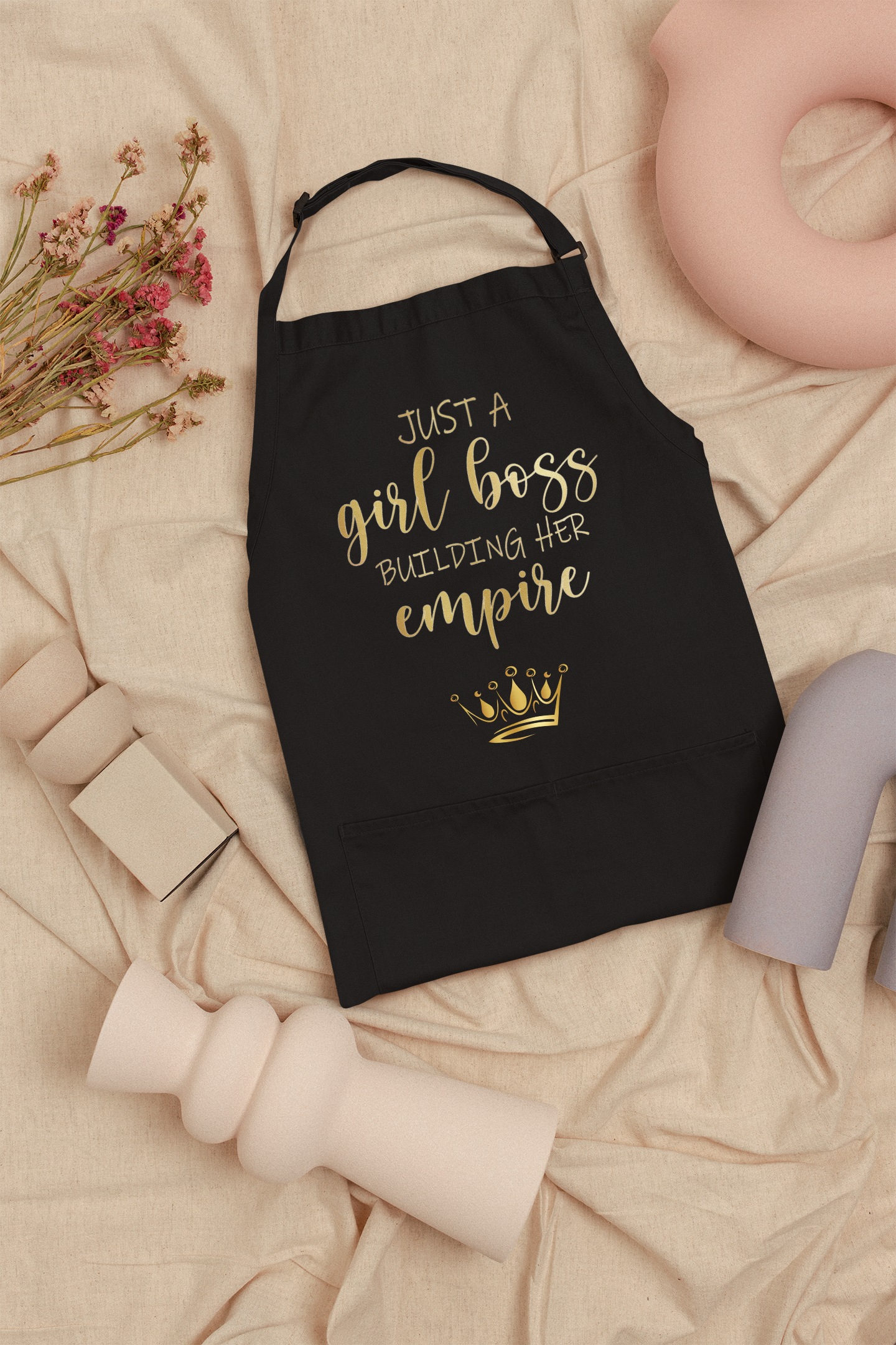 Just A Girl Boss Inspirational Apron