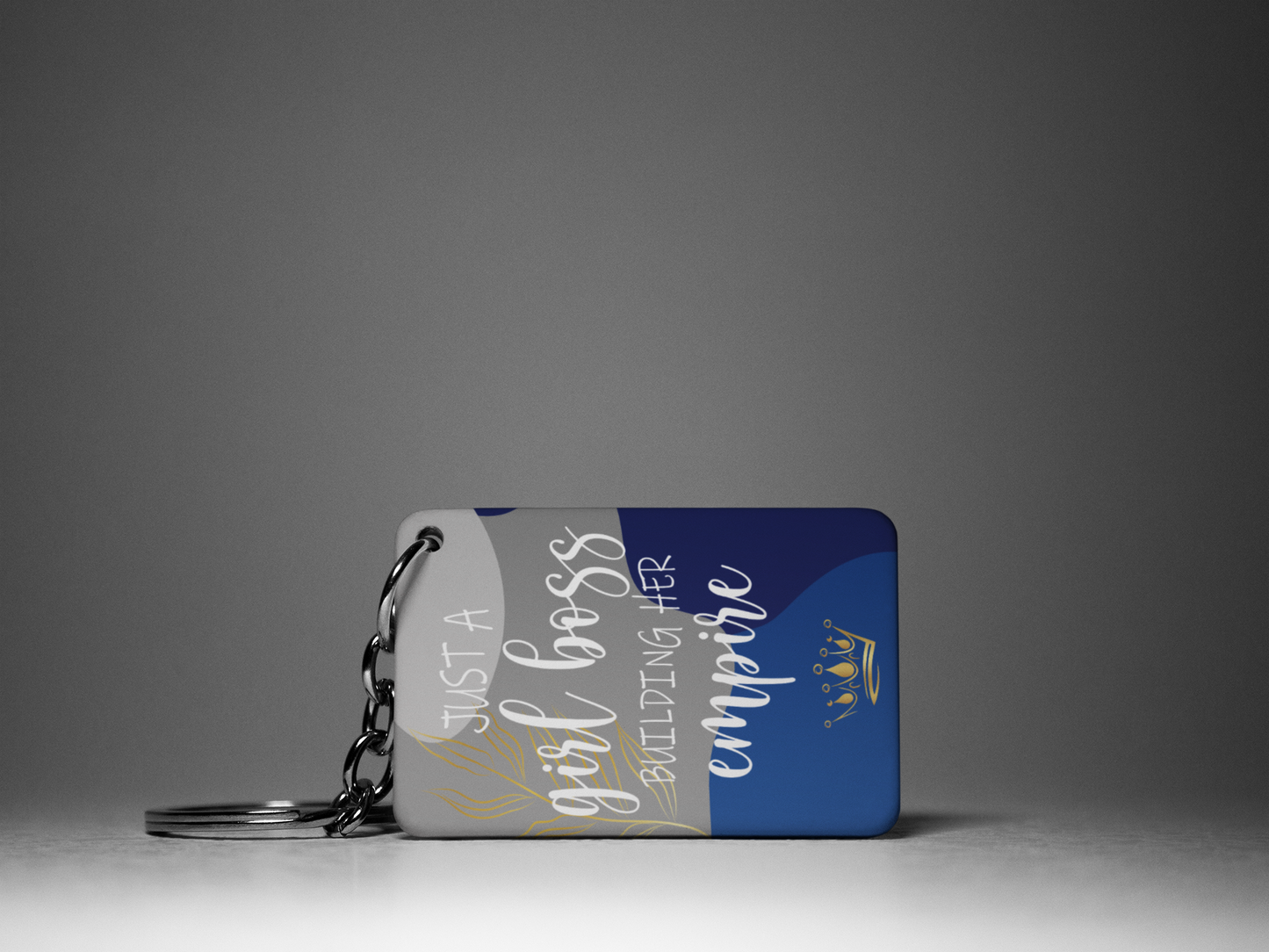 Just A Girl Boss "Key To Positivity" Keychain