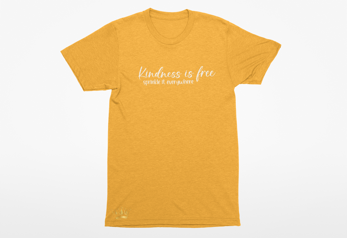 Kindness Is Free Kids Positive Affirmation T-Shirt