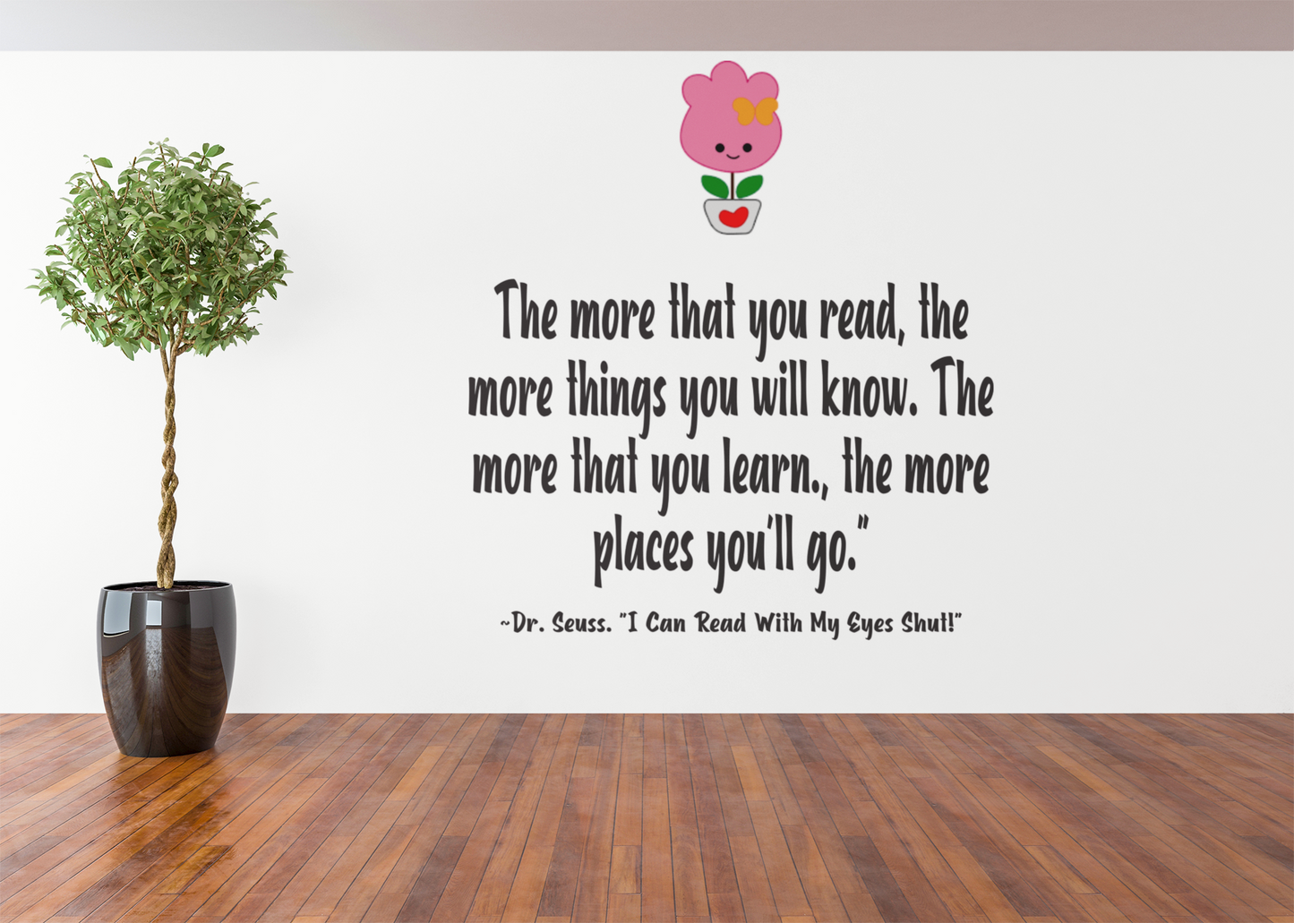 The More You Read Vinyl Wall Decal
