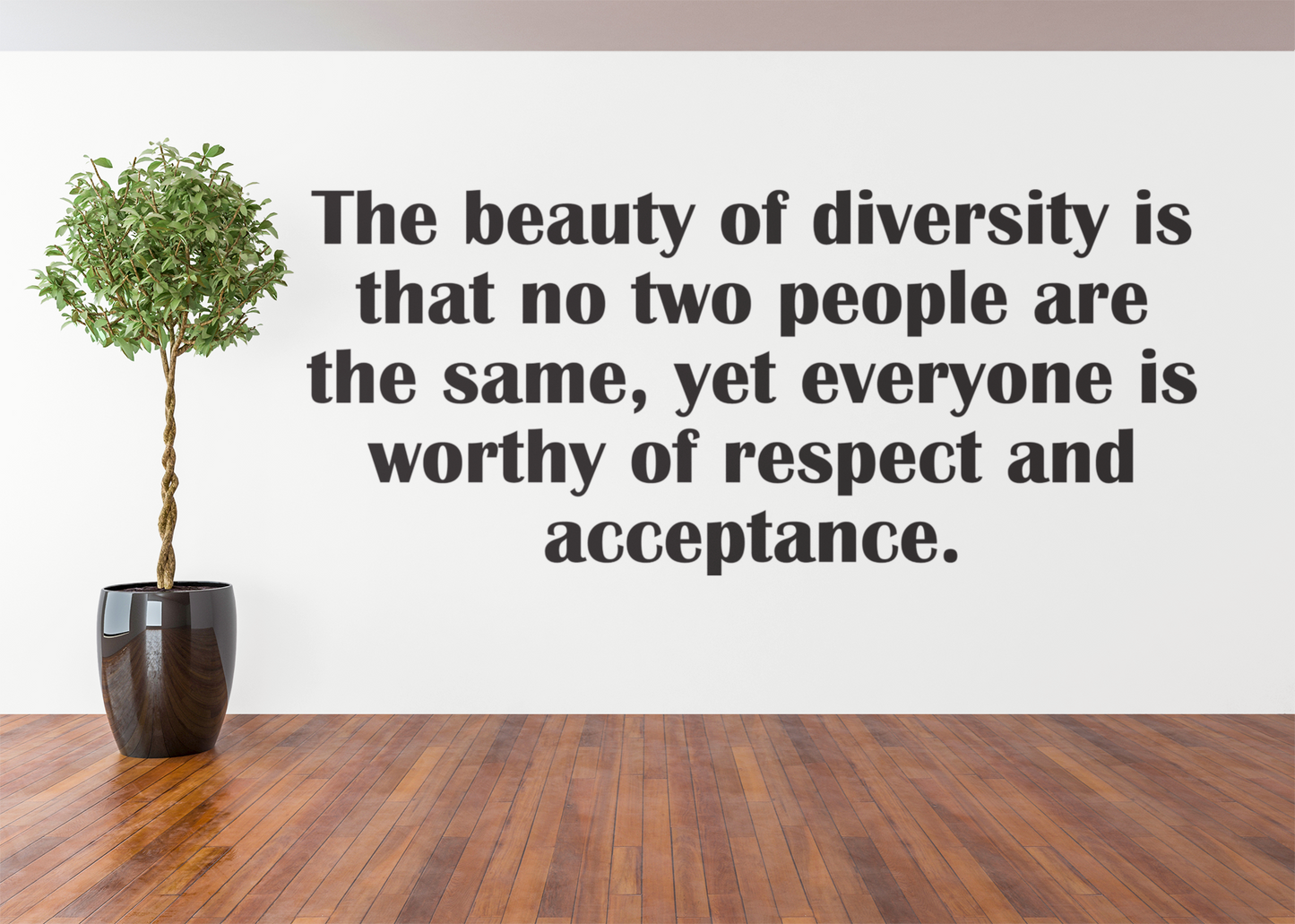 The Beauty Of Diversity Vinyl Wall Decal