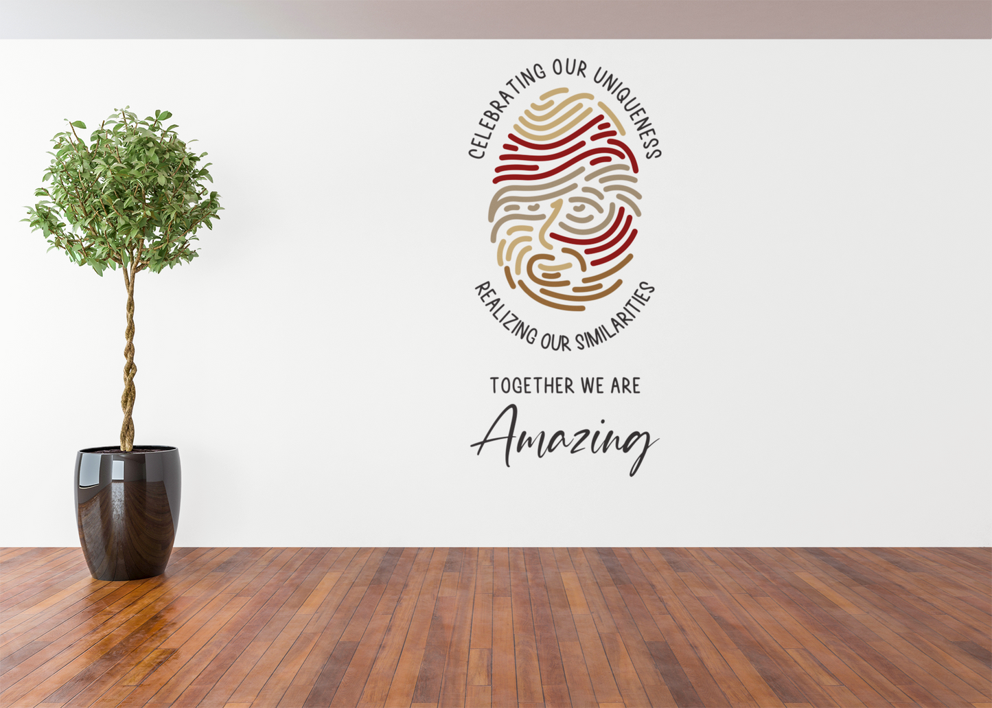 Celebrating Our Uniqueness Vinyl Wall Decal