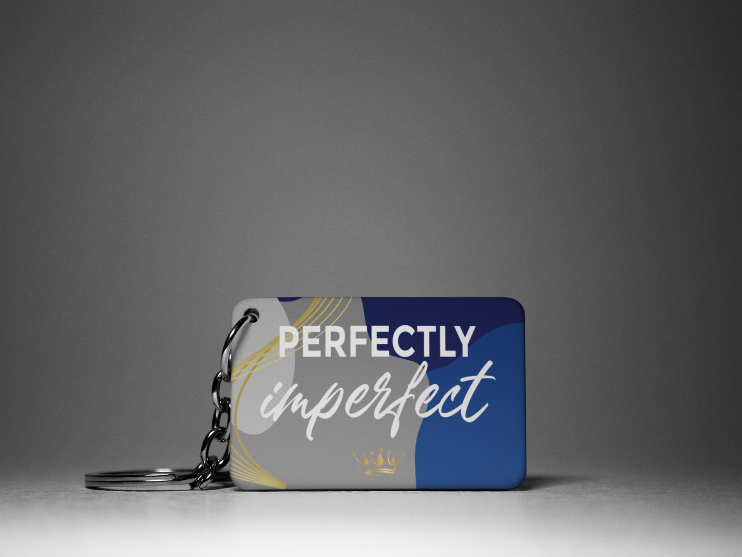 Perfectly Imperfect "Key To Positivity" Keychain