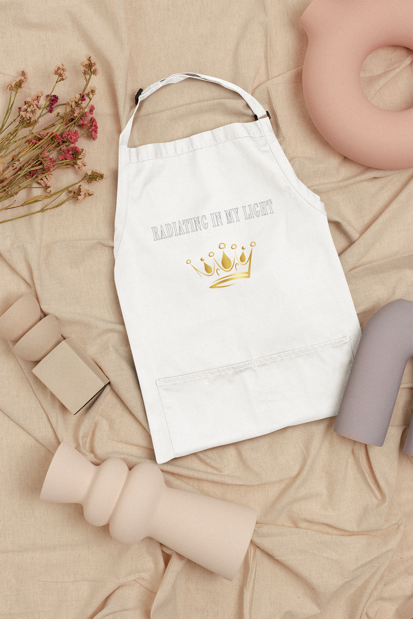 Radiating In My Light Inspirational Apron