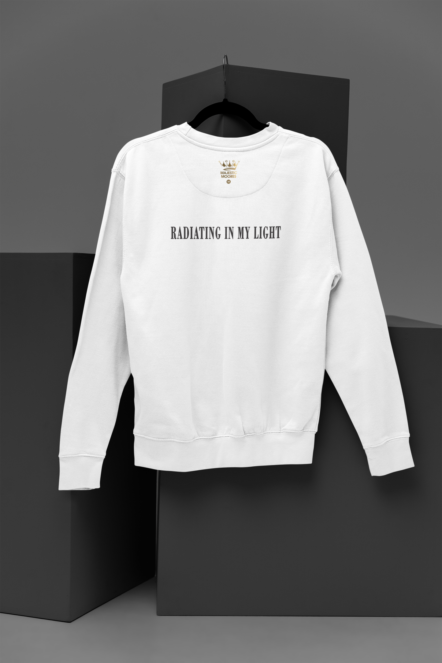 Radiating In My Light Motivational, Inspiration, Empowering, Affirming Crew Neck