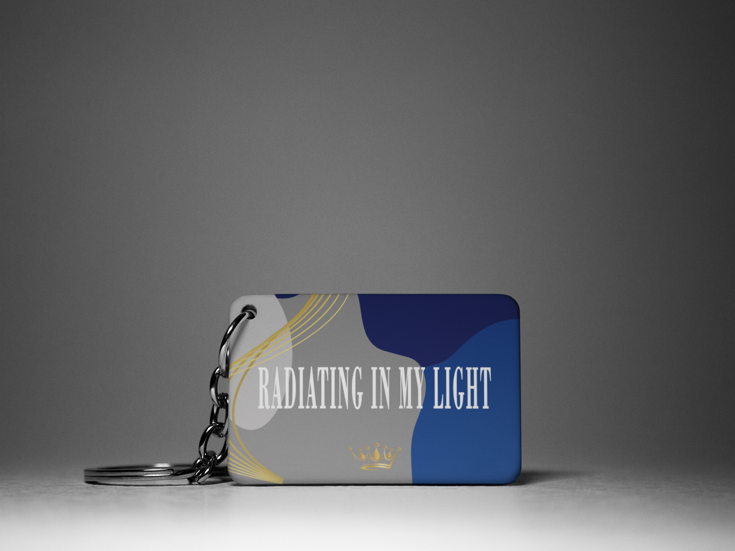 Radiating In My Light "Key To Positivity" Keychain