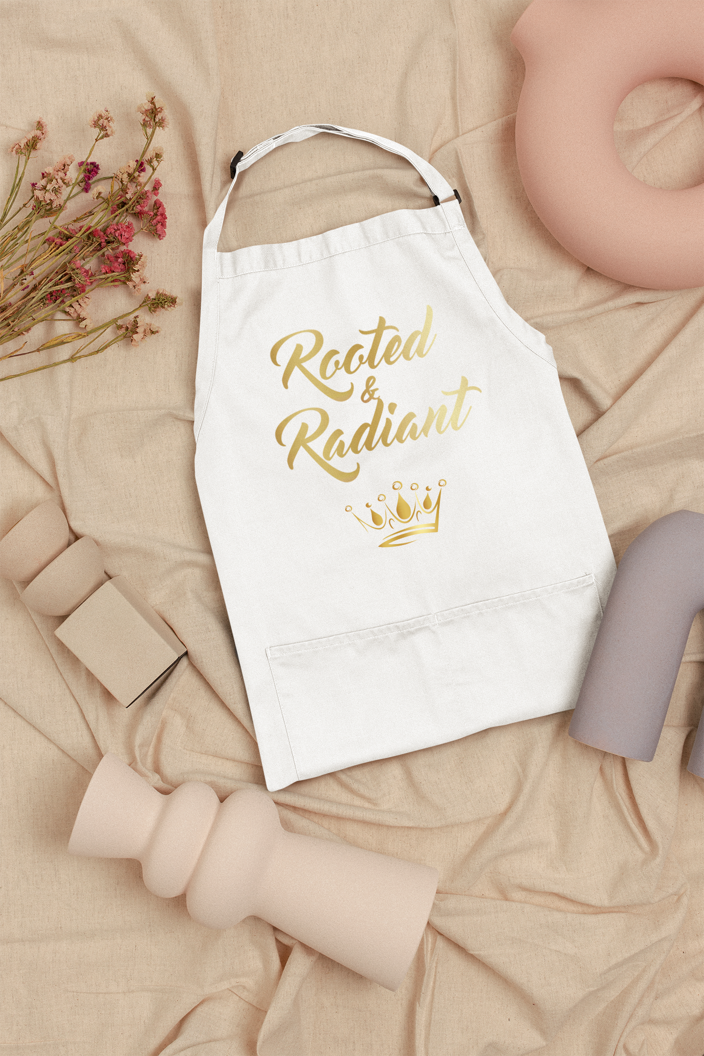 Rooted And Radiant Inspirational Apron
