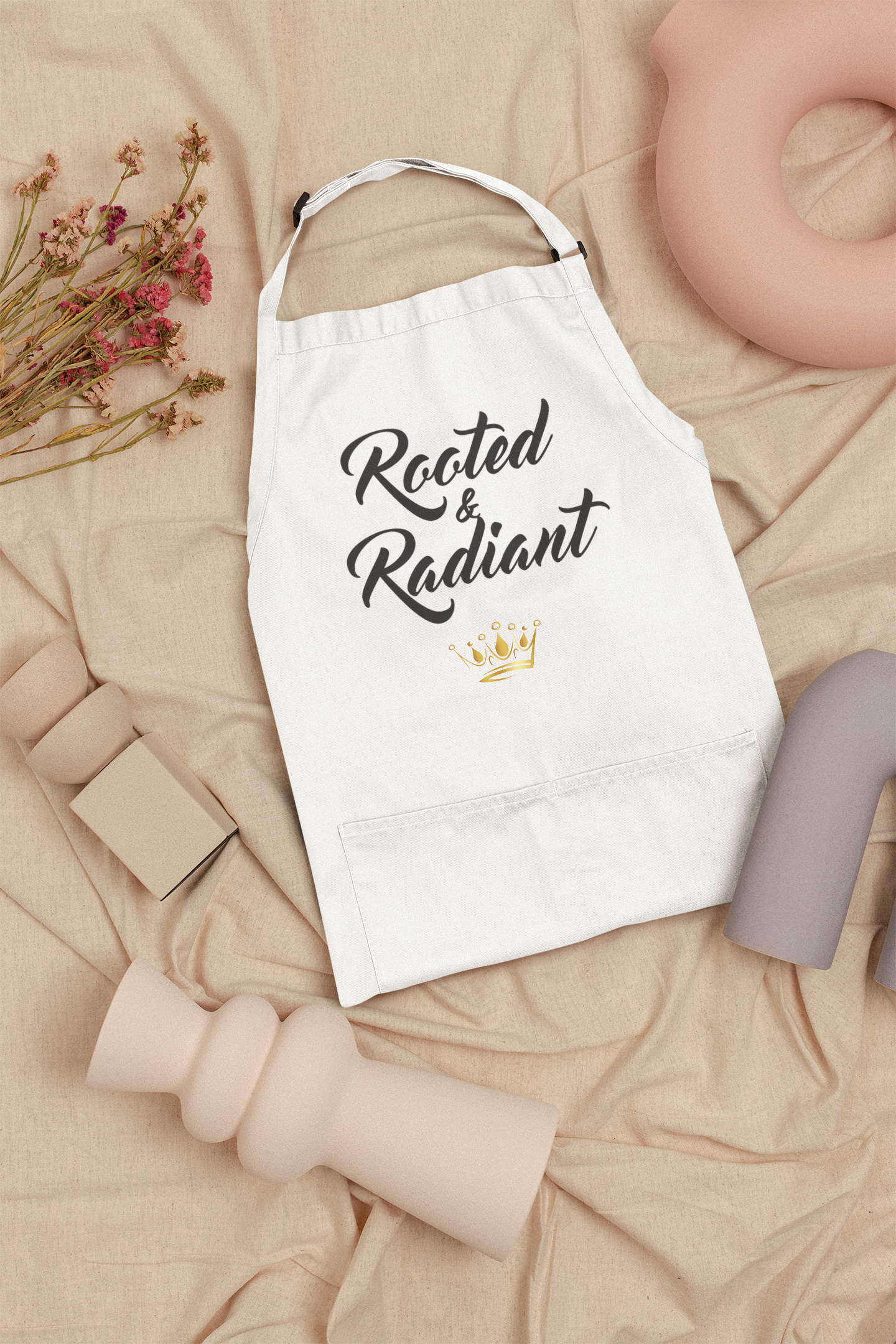 Rooted And Radiant Inspirational Apron