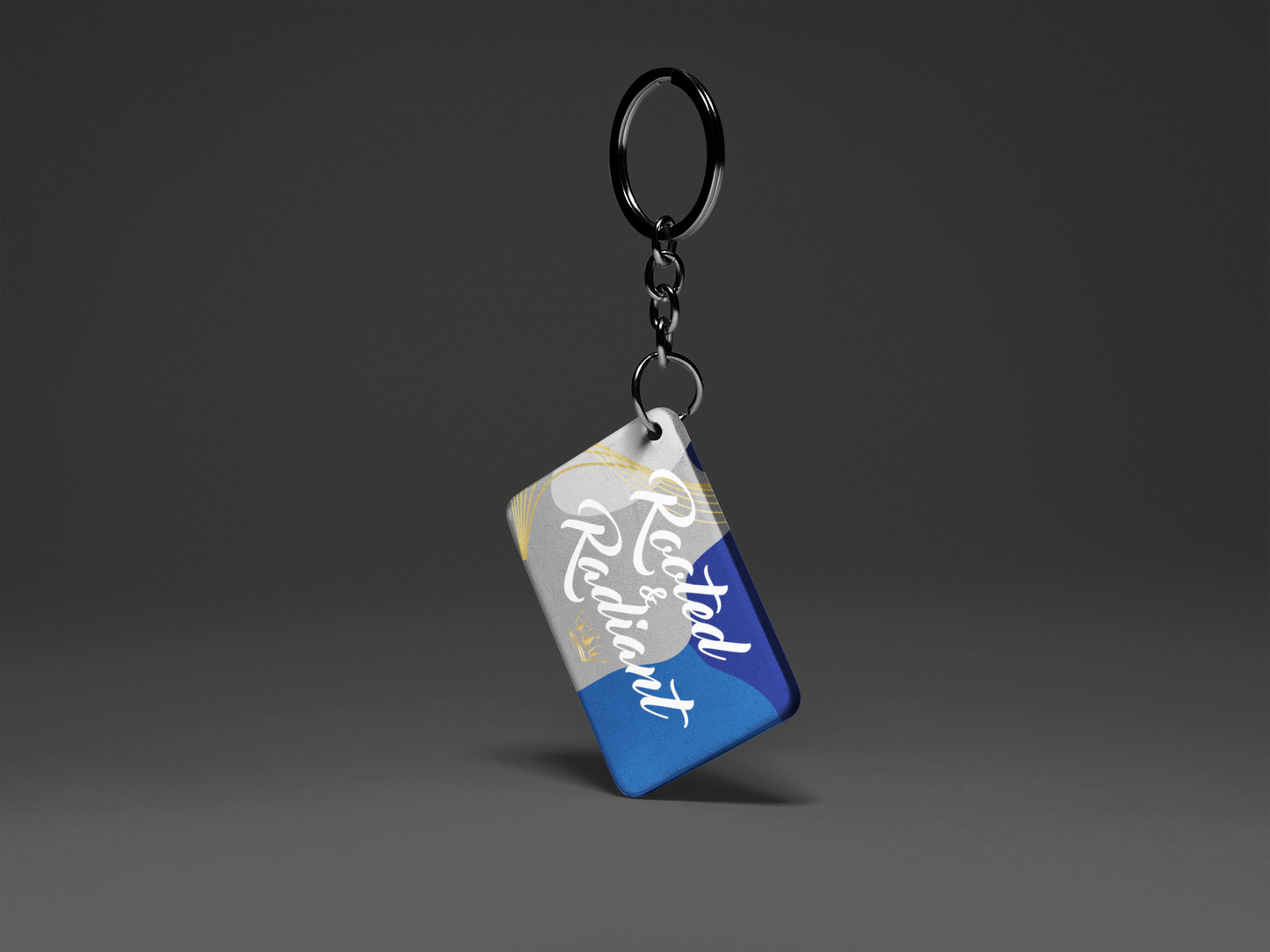 Rooted & Radiant "Key To Positivity" Keychain