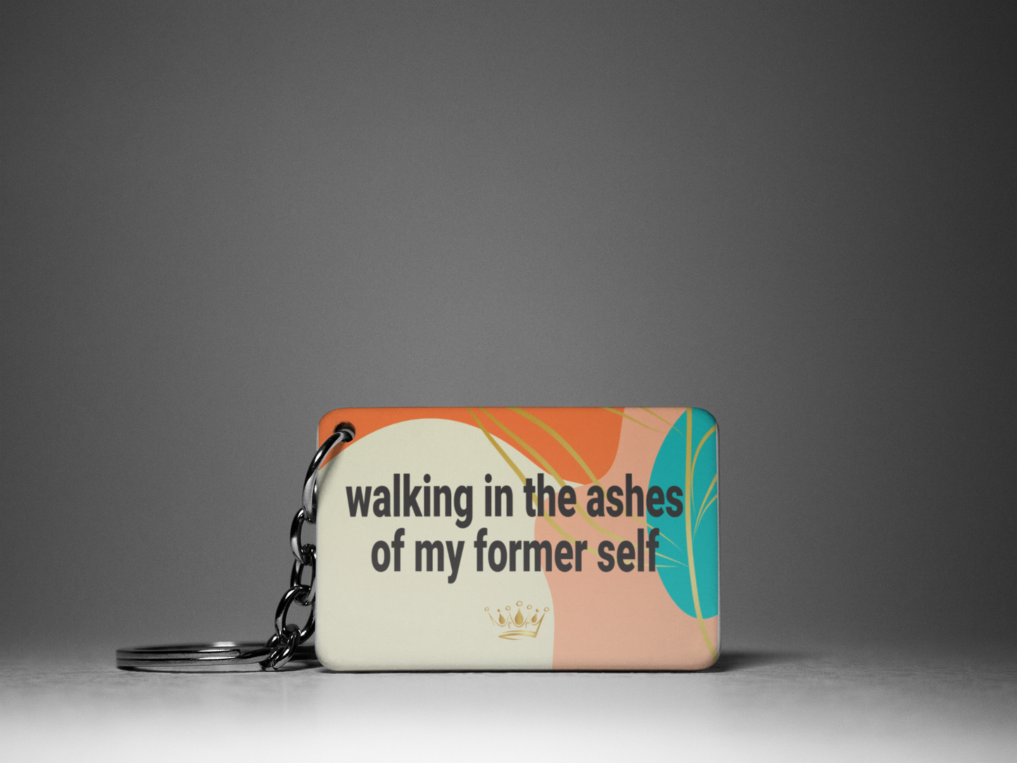 Walking In The Ashes "Key To Positivity" Keychain