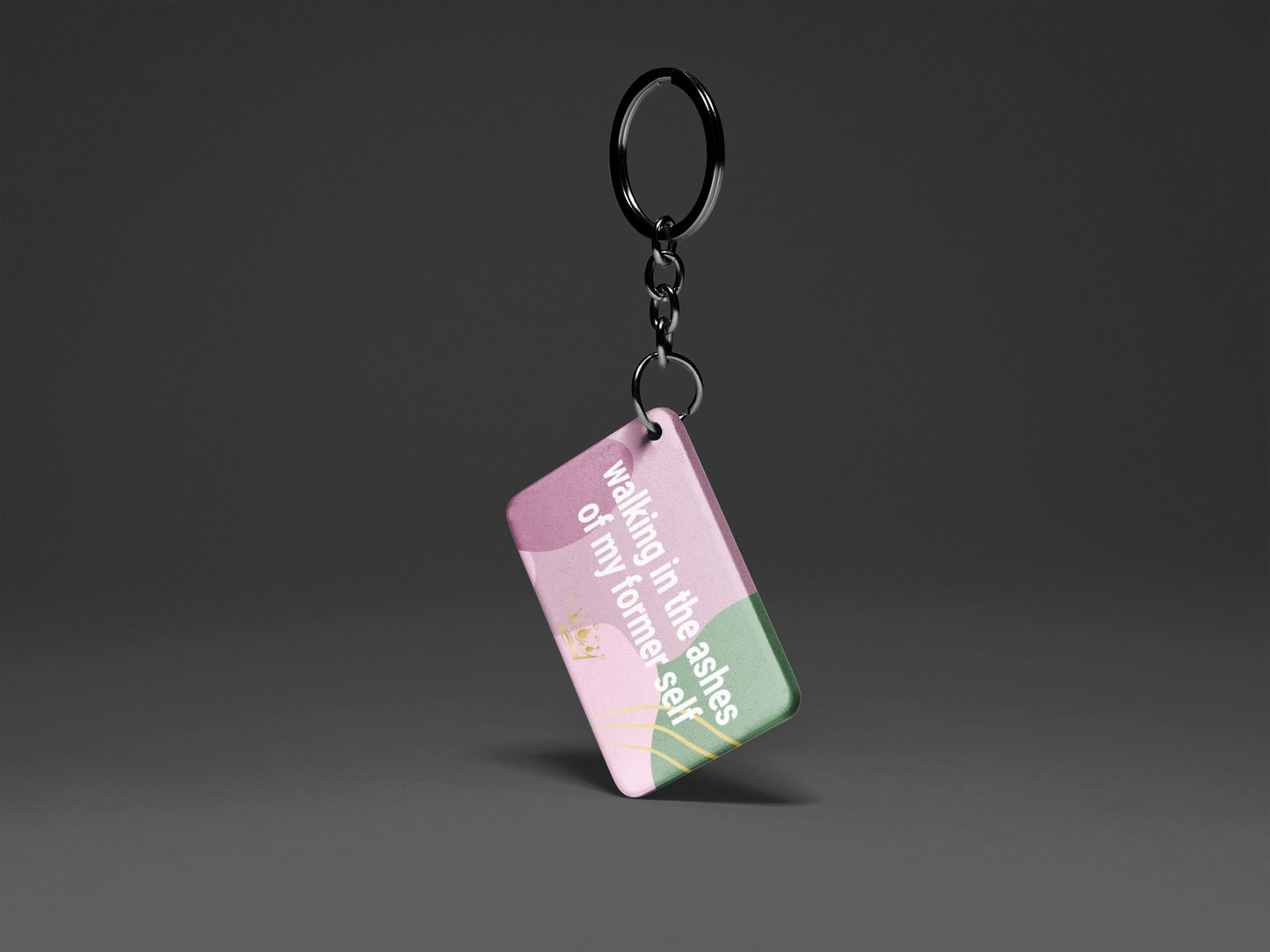 Walking In The Ashes "Key To Positivity" Keychain