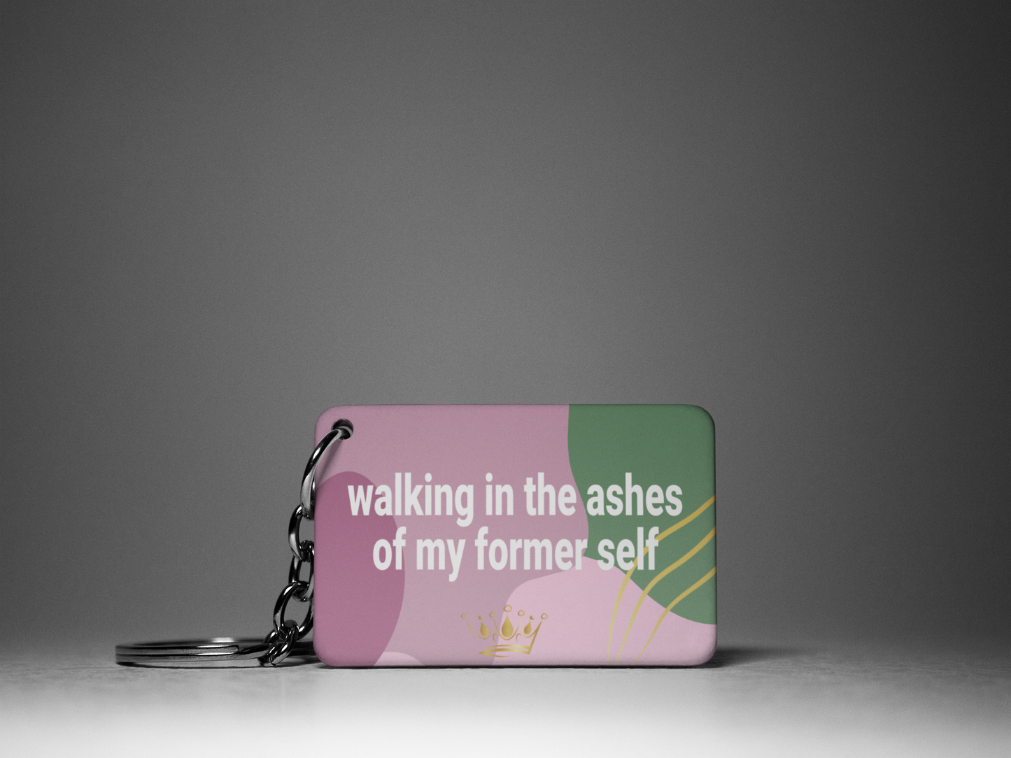 Walking In The Ashes "Key To Positivity" Keychain
