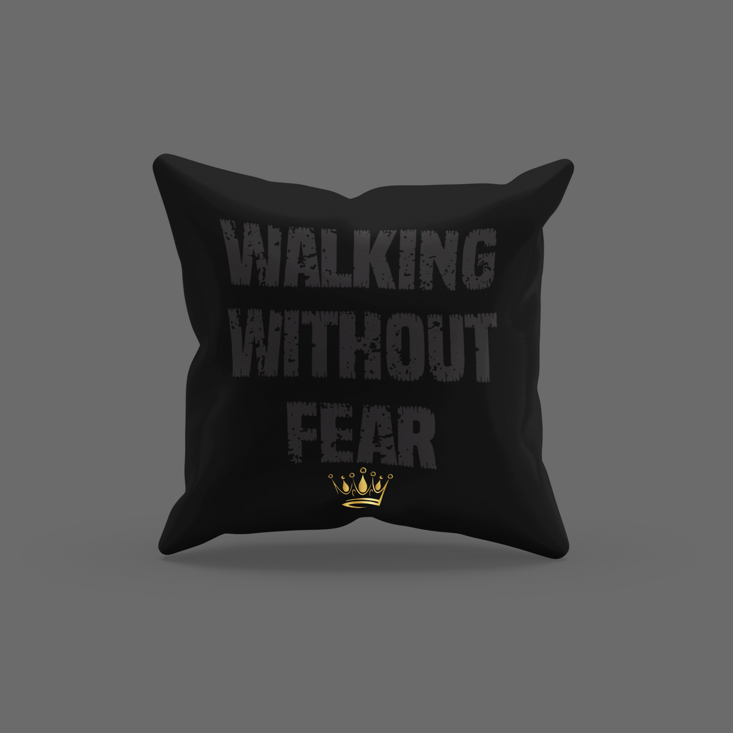 Walking Without Fear Encouragement Cushion