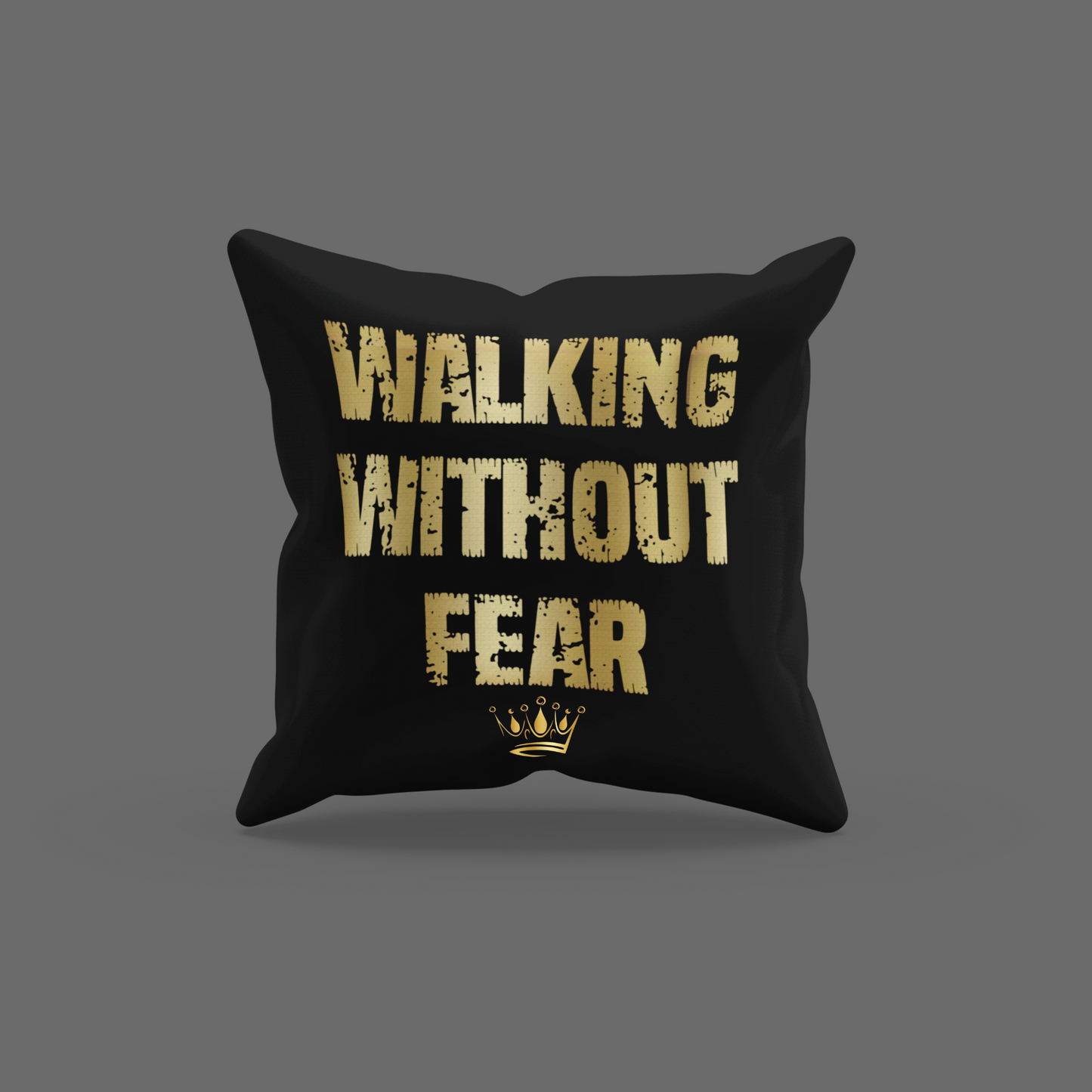 Walking Without Fear Encouragement Cushion
