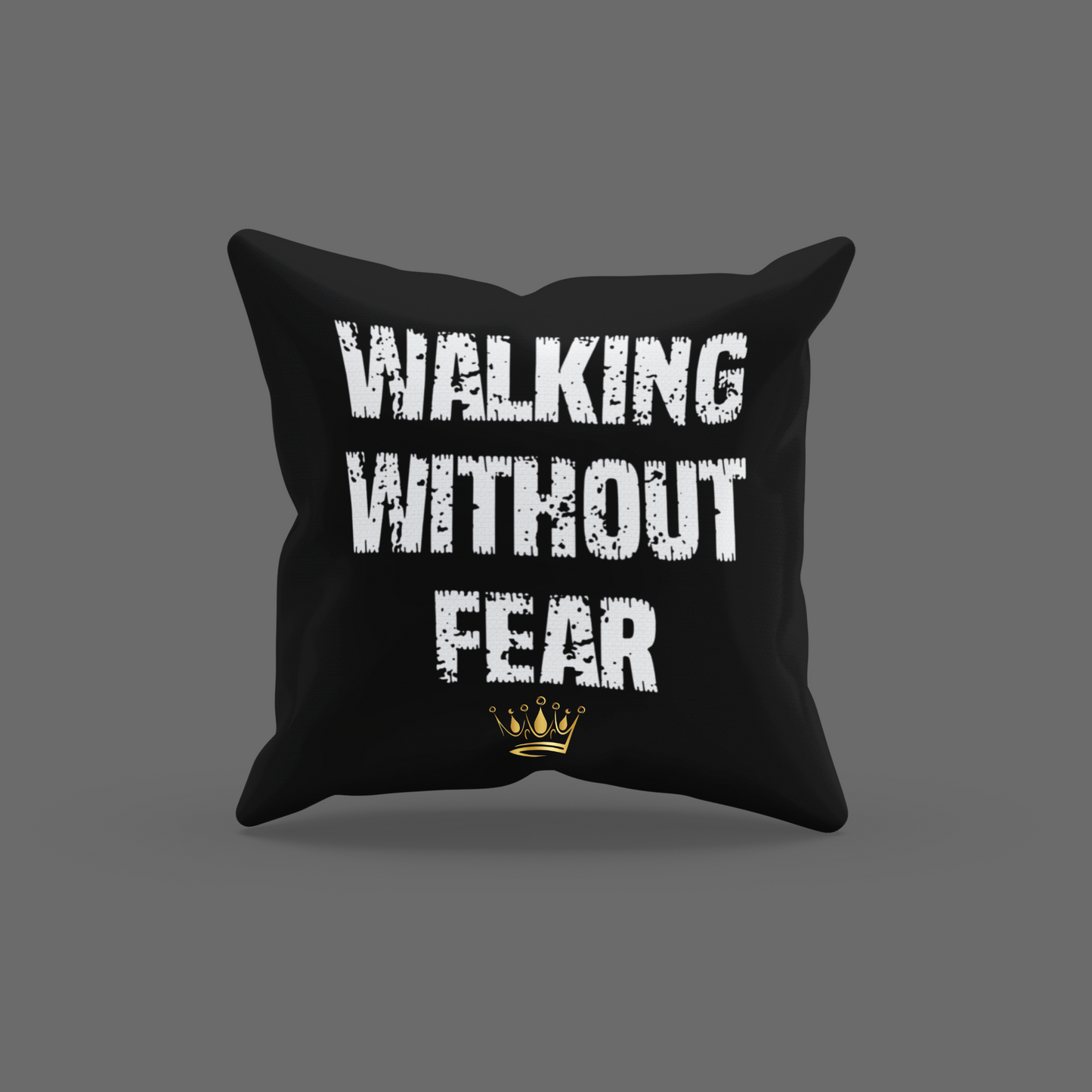 Walking Without Fear Encouragement Cushion