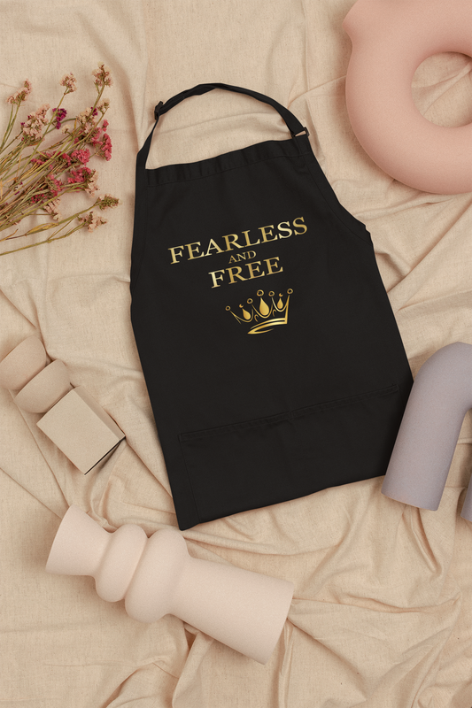 Fearless And Free Inspirational Apron